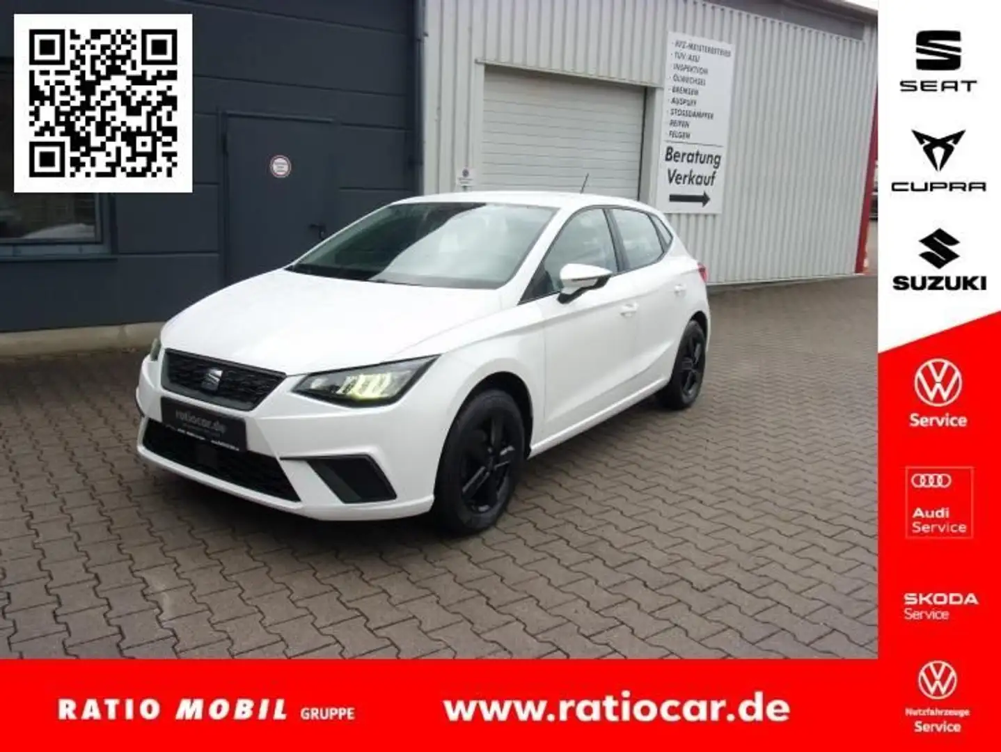 SEAT Ibiza IBIZA REFERENCE 1.0 MPI DAB+ USB BLUETOOTH SD Wit - 1