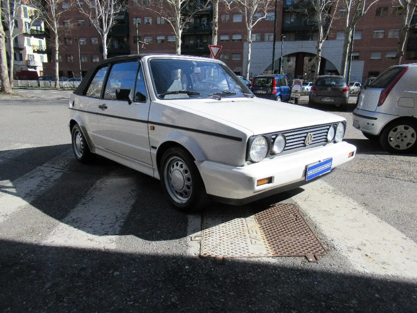 Volkswagen Golf Cabriolet 1600 GL ISCRITTA ASI-IMP.GPL!! Alb - 2