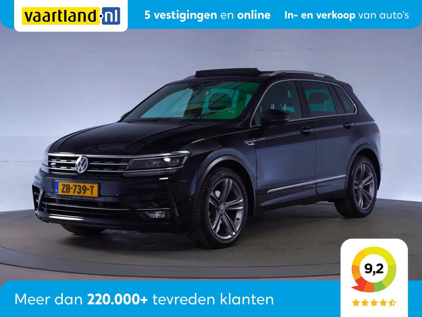 Volkswagen Tiguan 2.0 TDI R-Line Highline Aut. [ Panorama Virtual Dy Nero - 1