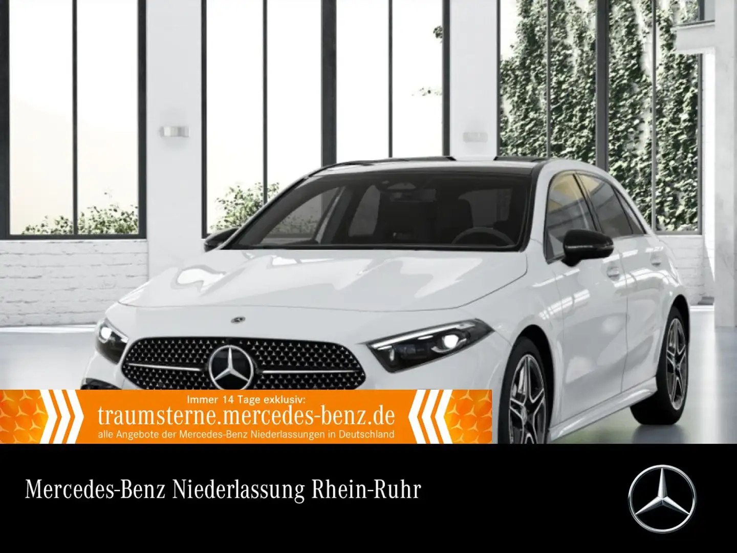 Mercedes-Benz A 200 AMG+NIGHT+PANO+MULTIBEAM+STHZG+KAMERA+TOTW Weiß - 1