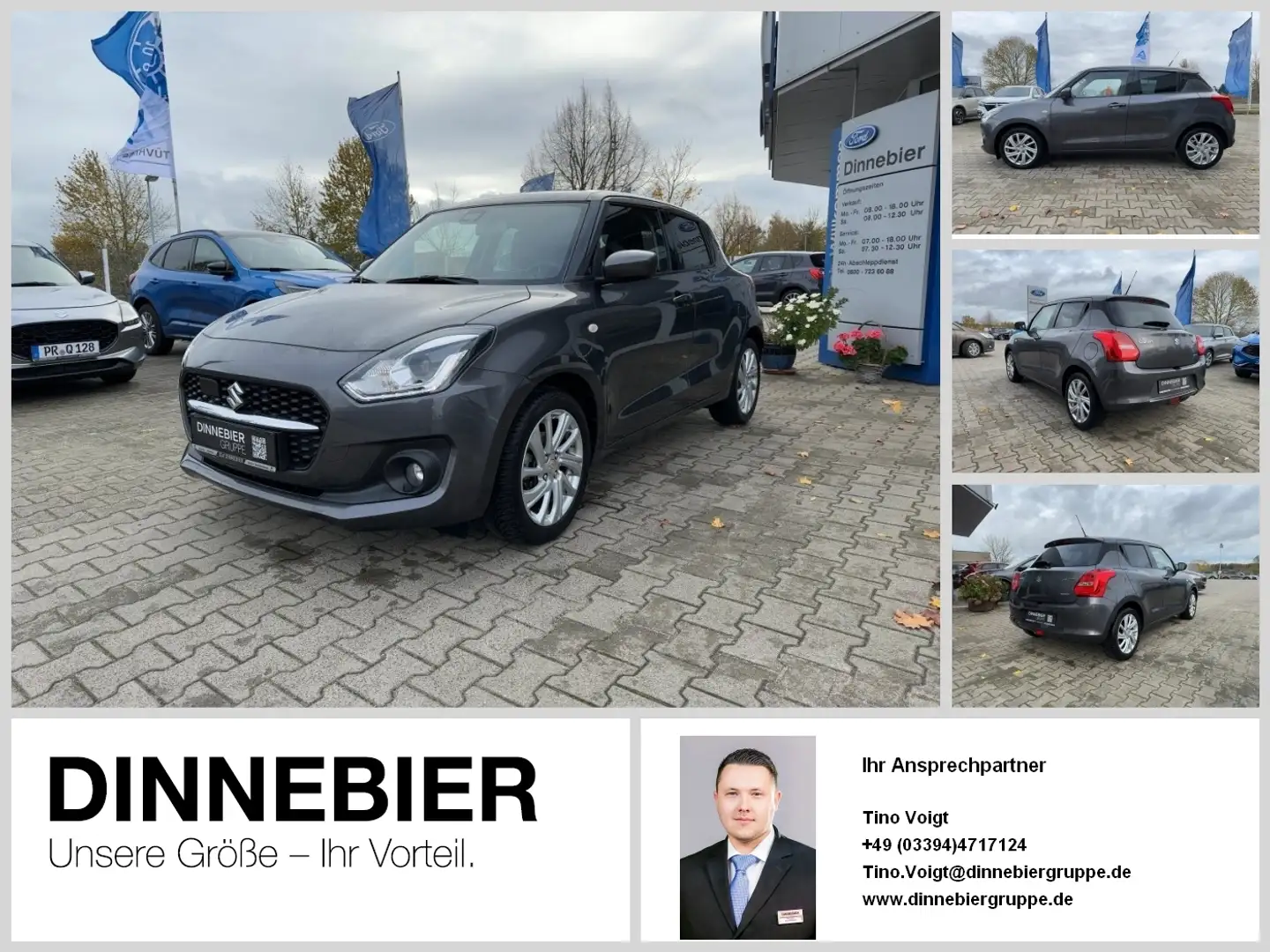 Suzuki Swift 1.2 Comfort (CVT) **ACC/LED/Kamera** Grau - 1