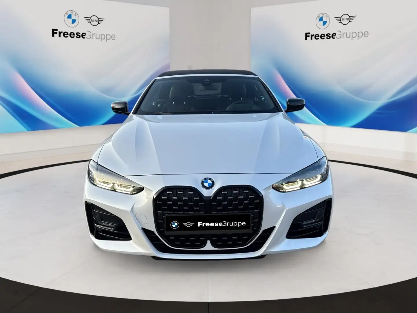 BMW 420 i Cabrio HEAD-UP RFK HIFI LENKRADHZ LORDOSE Weiß - 2