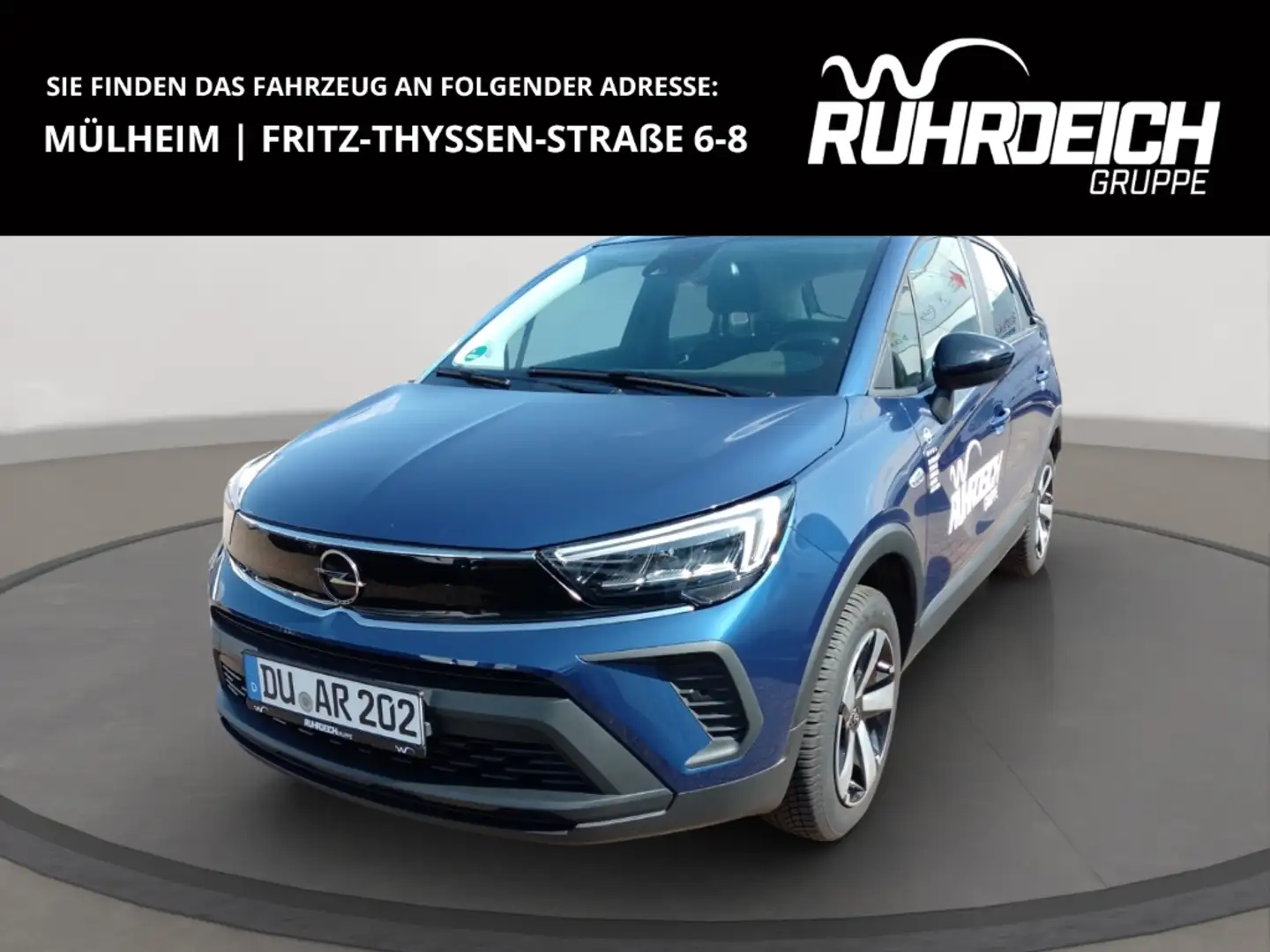 Opel Crossland Enjoy 1.2 ALLWETTER KAMERA PDC KLIMA LED Apple Car Modrá - 1