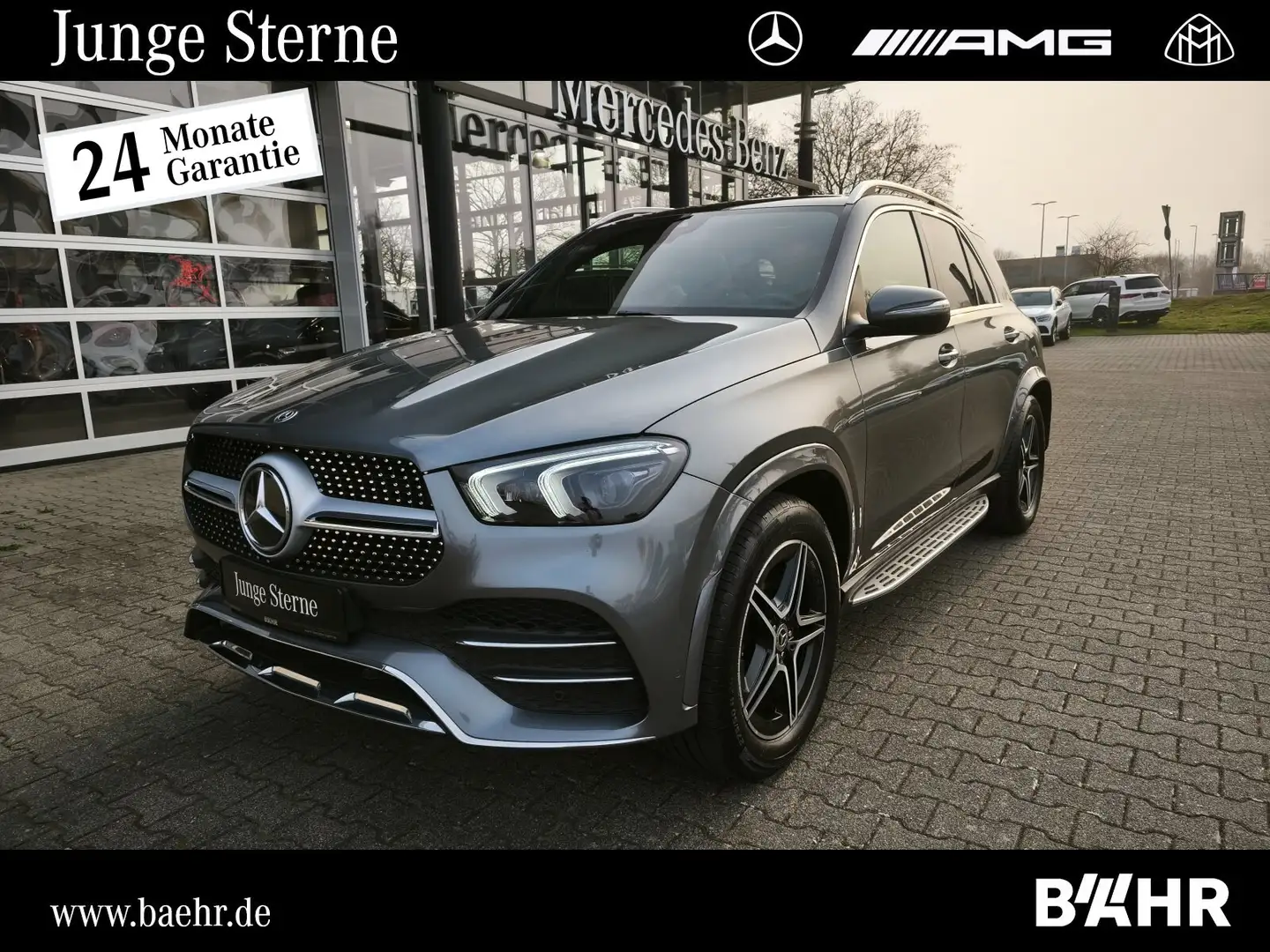 Mercedes-Benz GLE 350 GLE 350 d 4M AMG/MBUX/Multibeam/AHK/Pano/RFK/20" Grau - 1