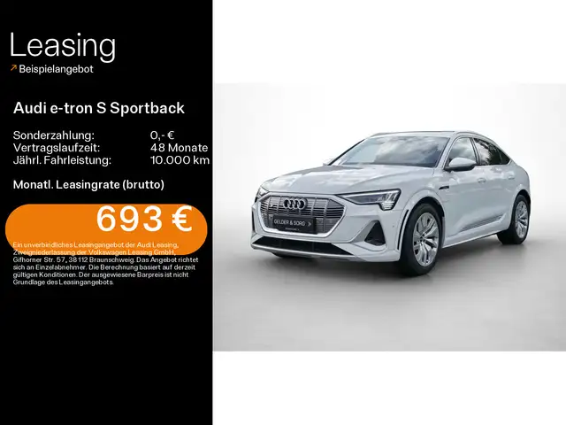 2023 Audi E-Tron in White for sale