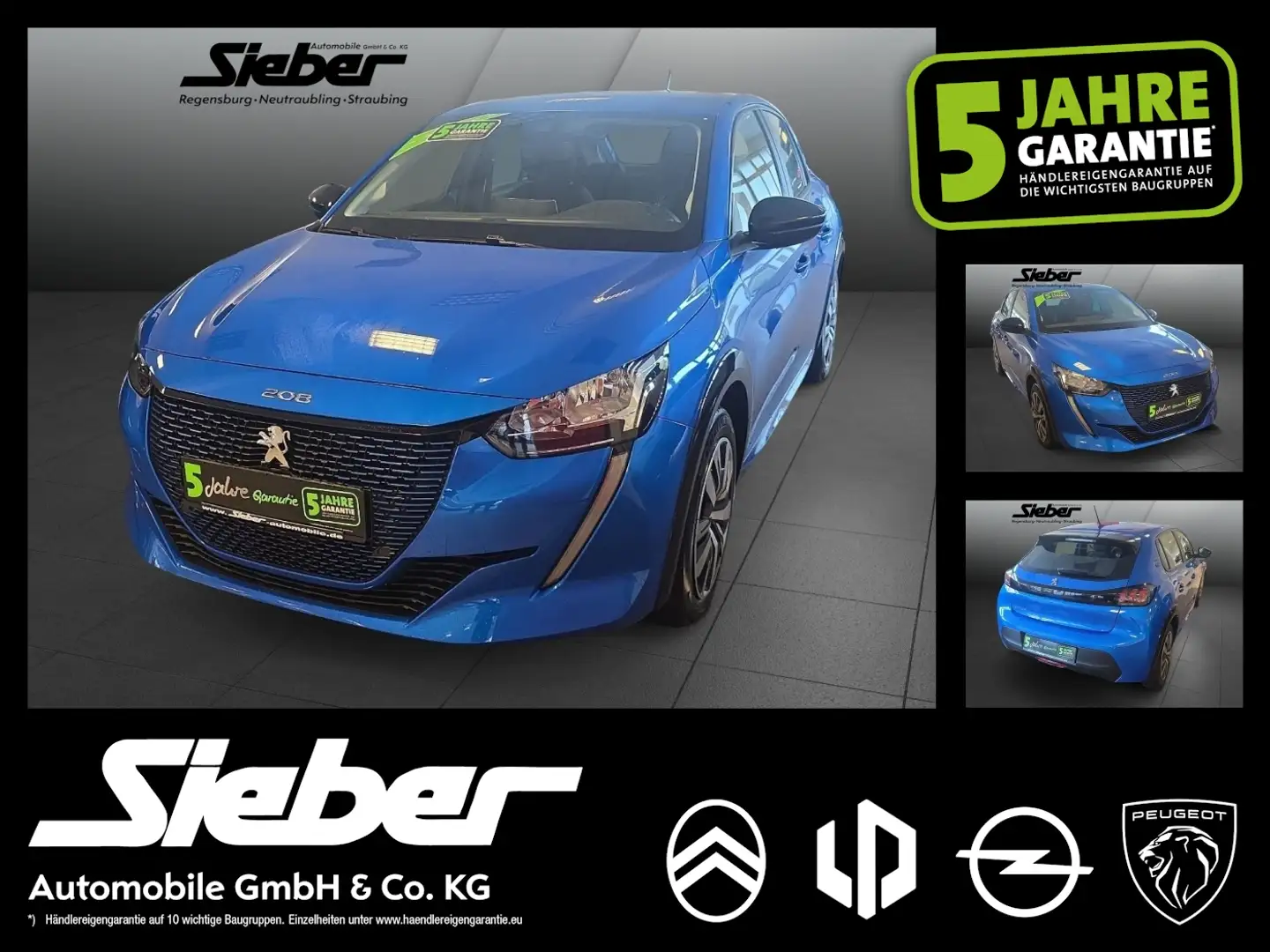 Peugeot e-208 Active ***LED**Keyless**Tempomat*** Blau - 1