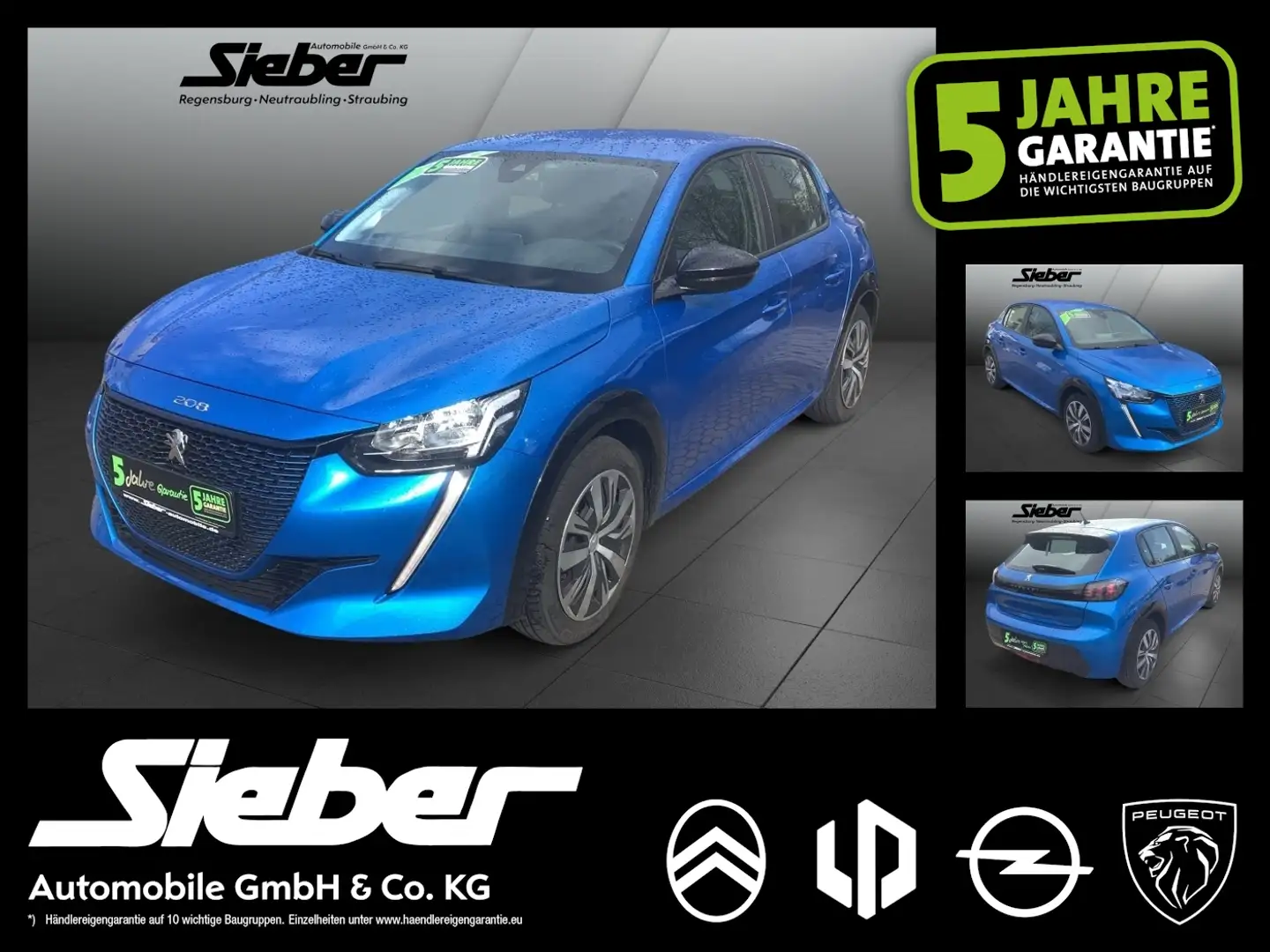 Peugeot e-208 208-e  Active ***LED**Keyless**Tempomat*** Azul - 1