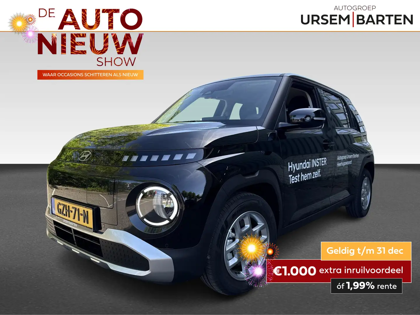 Hyundai Inster Pulse 49 kWh Zwart - 1