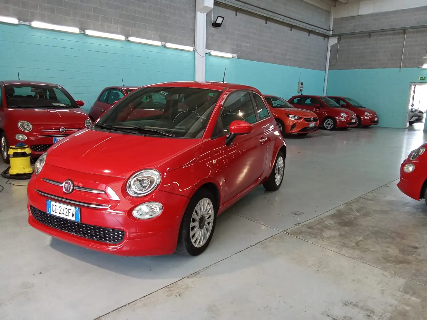 Fiat 500 500 1.0 hybrid Lounge 70cv Rosso - 1