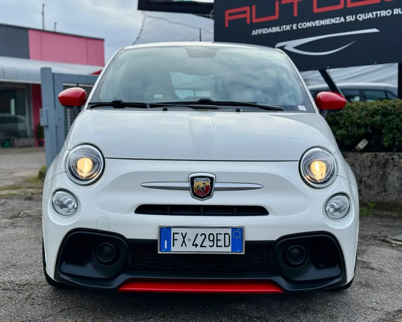 Abarth 595 1.4 t-jet 145cv 75’000Km PERFETTA 2019 Bianco - 2