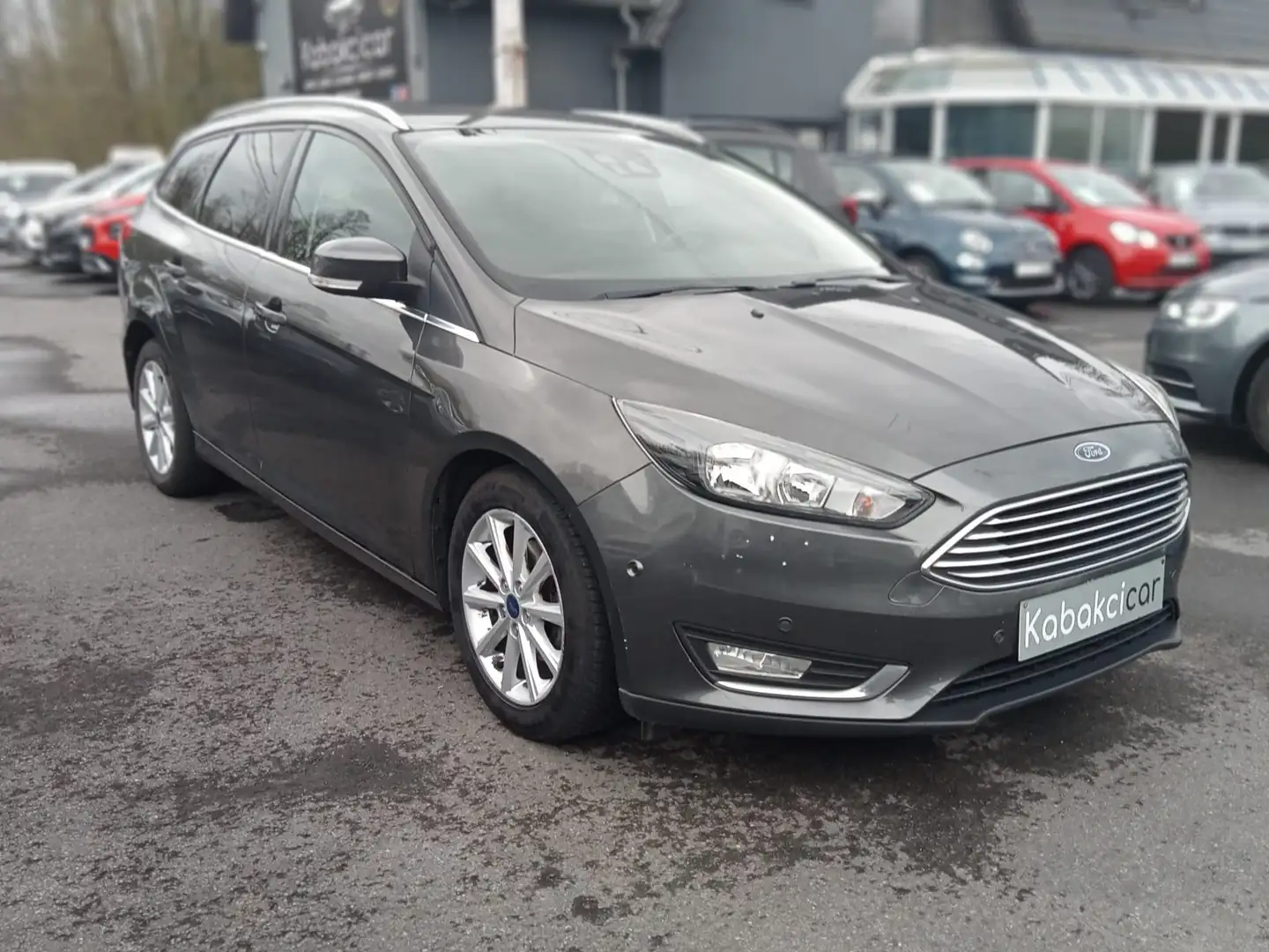 Ford Focus Break 115cv/GPS/CAPTEURS AV.AR/GARANTIE 1 AN Grau - 1