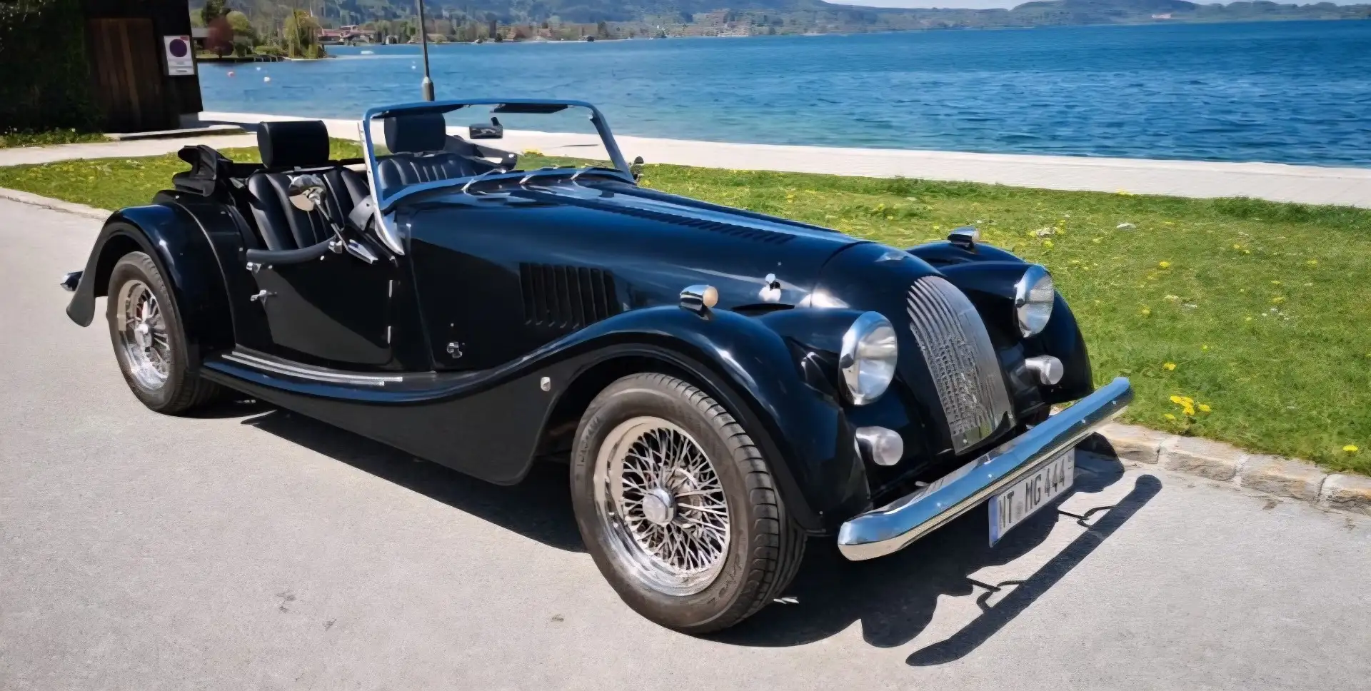 Morgan Plus 4 2.0l. * Top gepflegt aus Sammlerhand * nur 8240 km Schwarz - 1