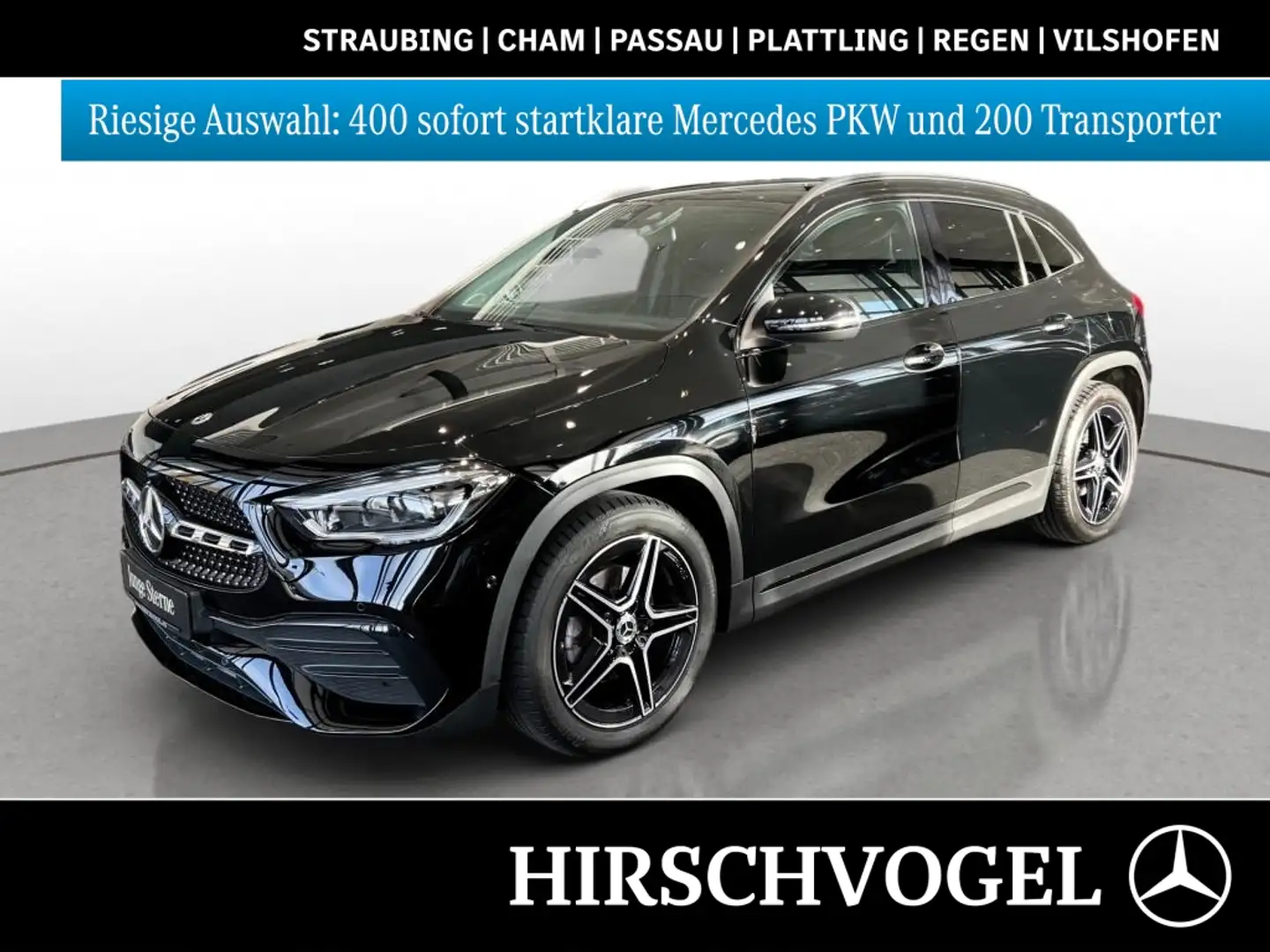 Mercedes-Benz GLA 200 AMG-Line+Night+AHK+MULTIBEAM+MBUX+Navi-P Noir - 1