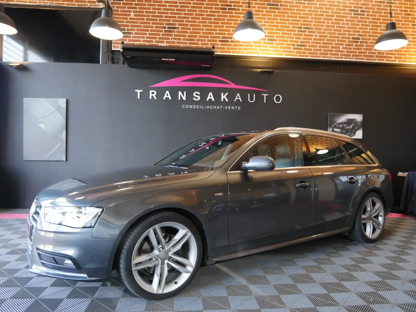 Audi A4 S Line Multitronic A Gris - 1