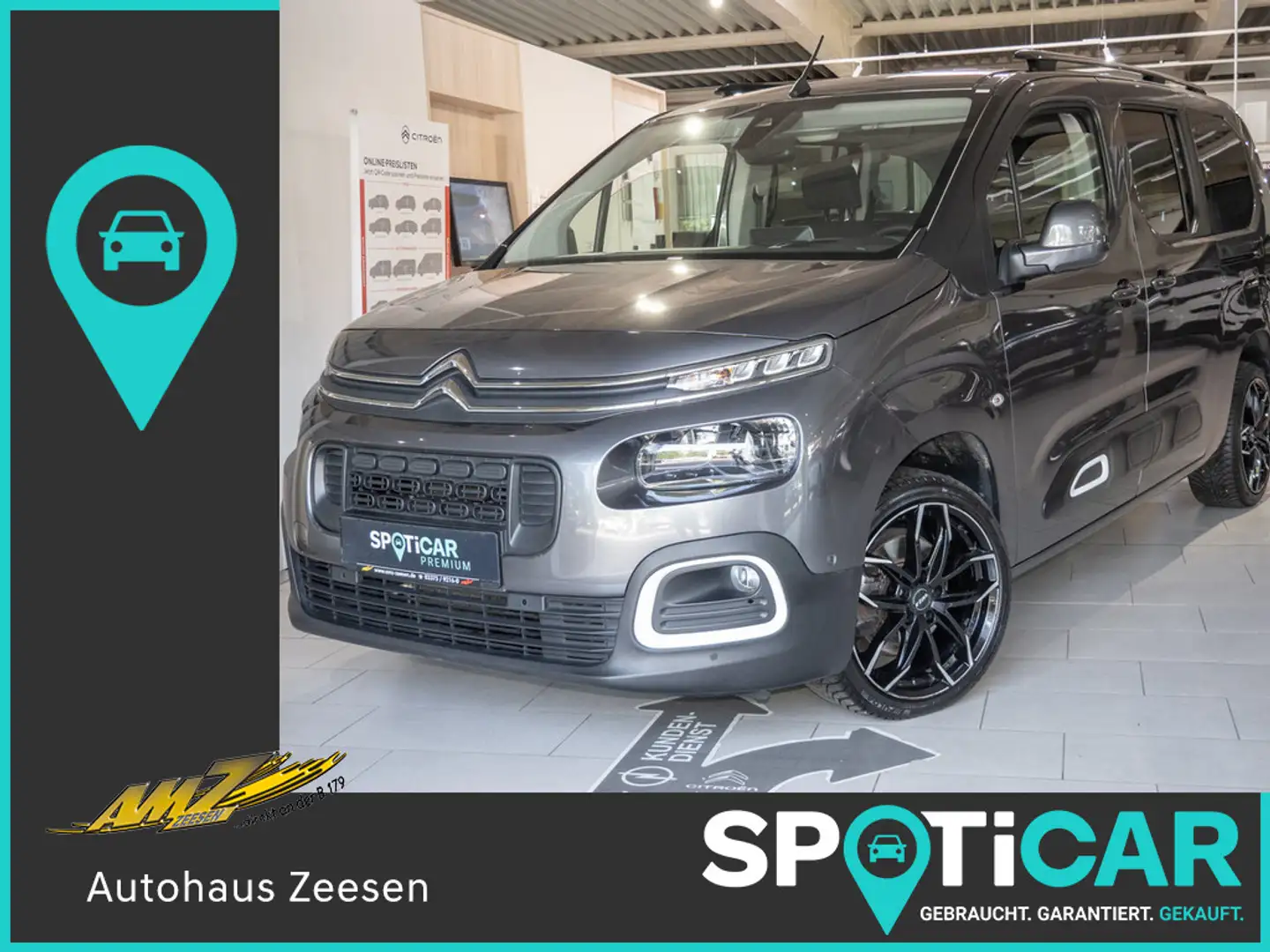 Citroen Berlingo XL BlueHDi 130 S&S EAT8 Shine HUD Grau - 1
