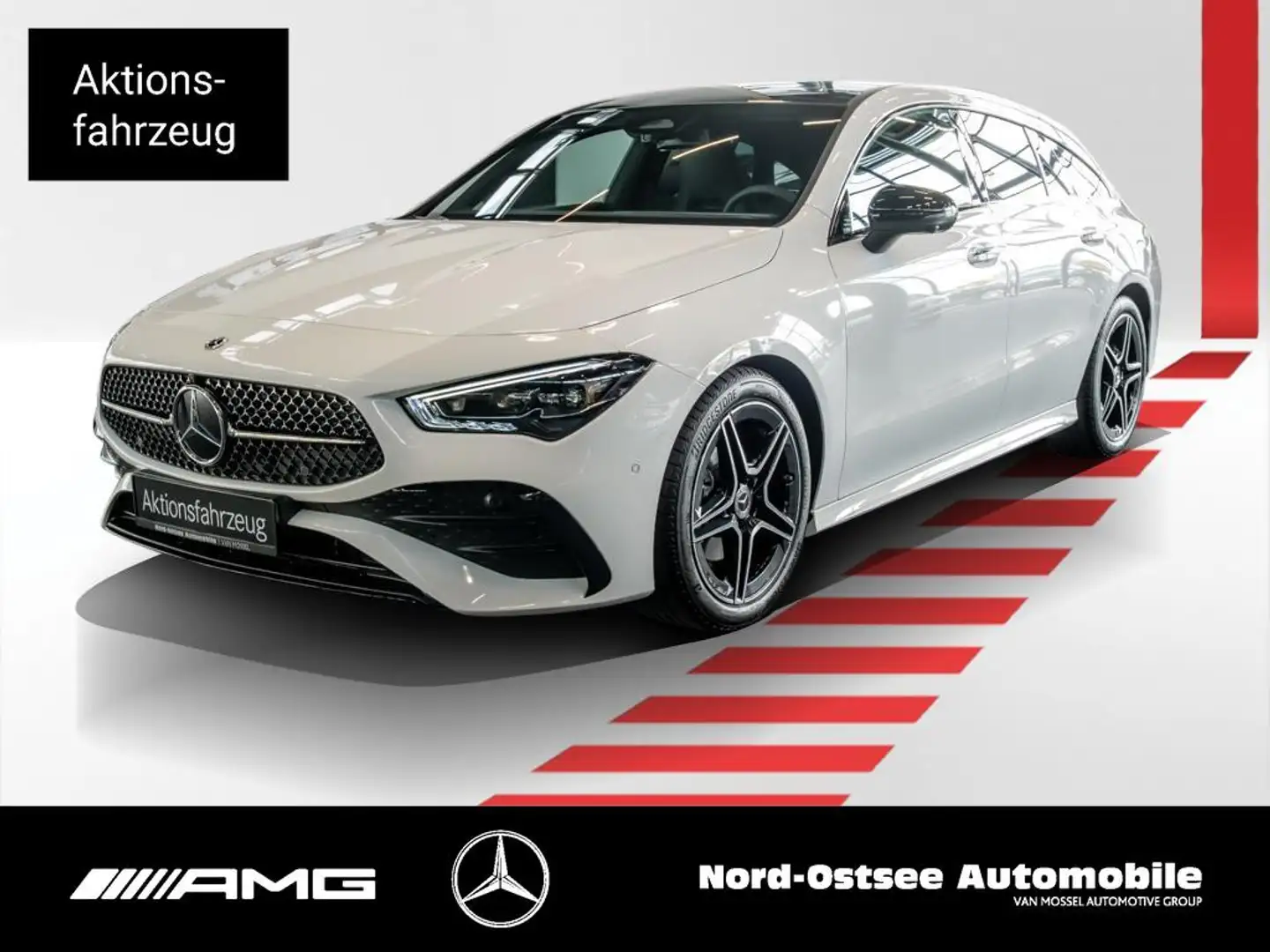 Mercedes-Benz CLA 180 SB AMG PANO MULTIBEAM KEYLESS DISTRONIC Weiß - 1