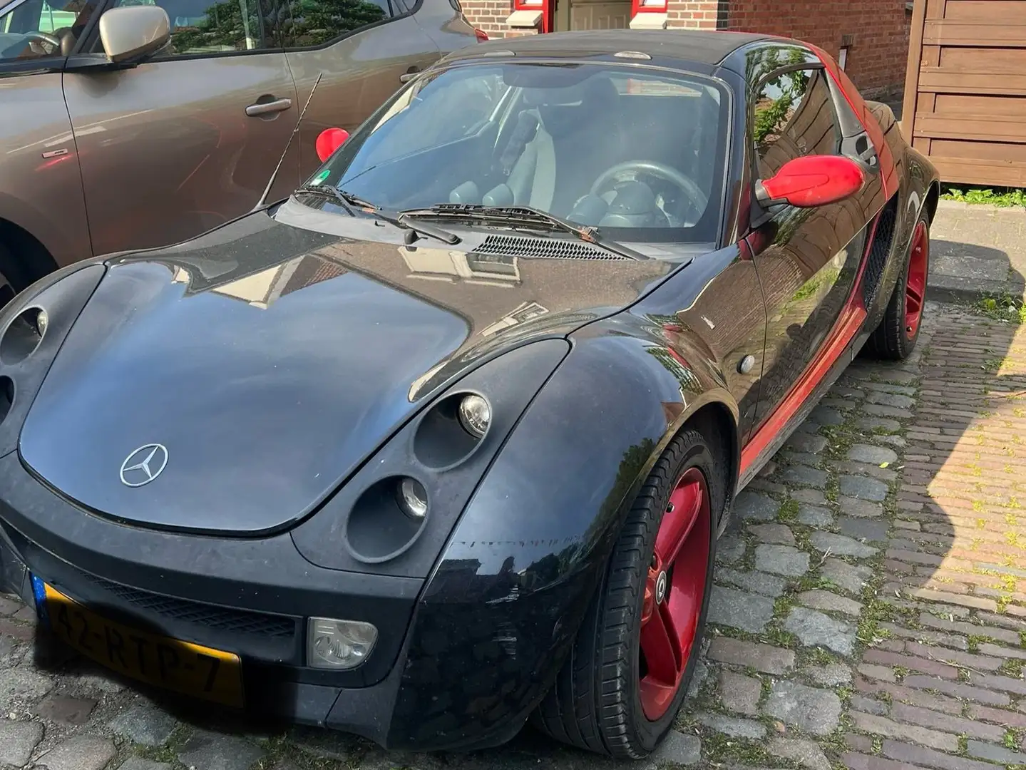 smart roadster cabrio softop crna - 2