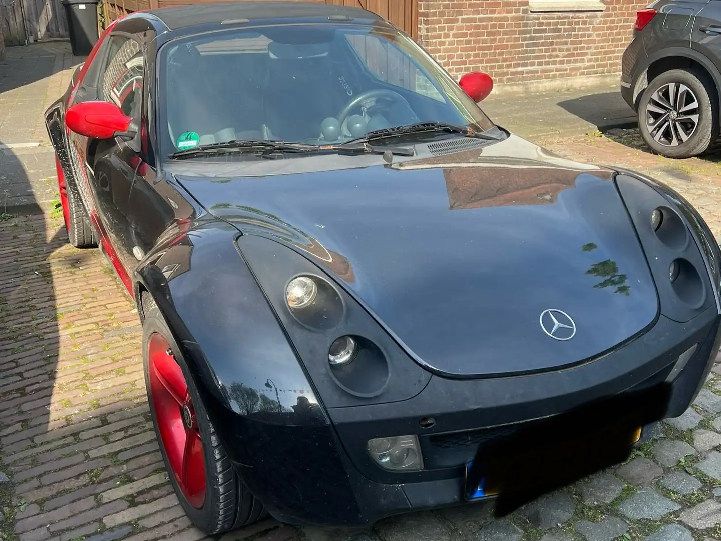 smart roadster cabrio softop crna - 1