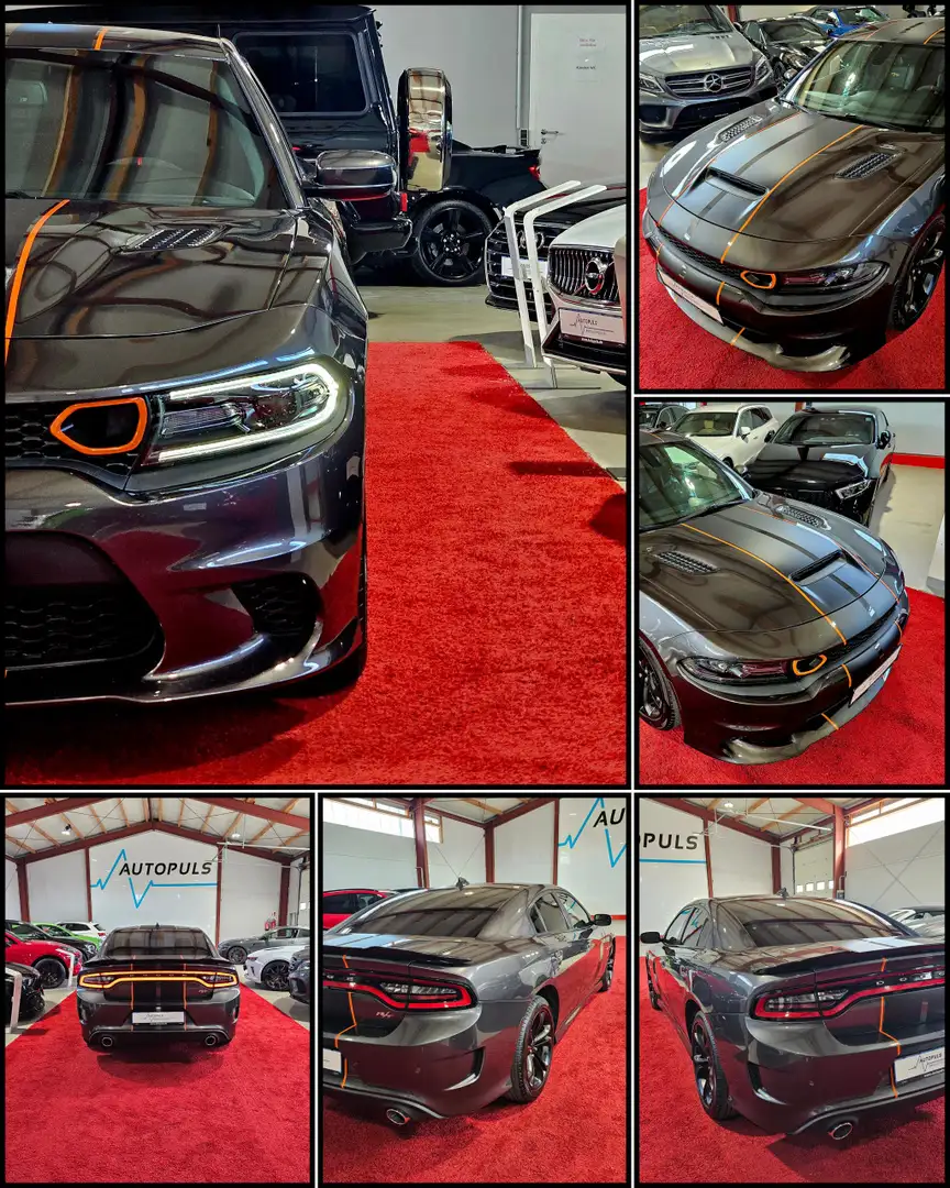 Dodge Charger 5.7l V8 HEMI*RT*NAVI*LEDER*LED* Gris - 2