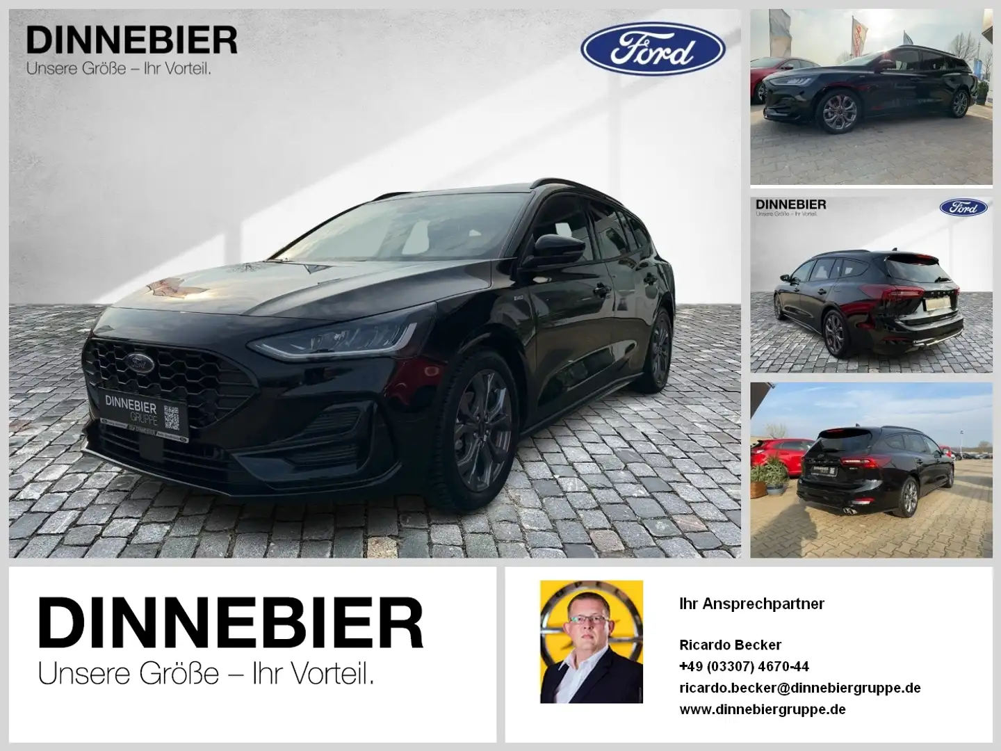 Ford Focus ST-Line LED+AHK+Navi+Kamera+Winterpaket Nero - 1