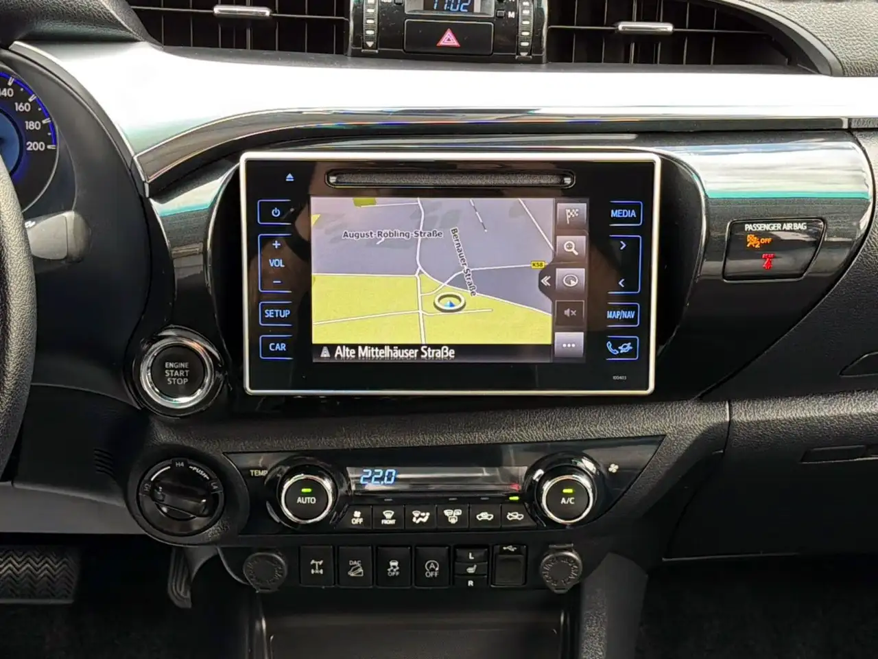 Toyota Hilux Double Cab Comfort 4x4+LED+NAVI+AHK+1.HAND, миниатюра 14