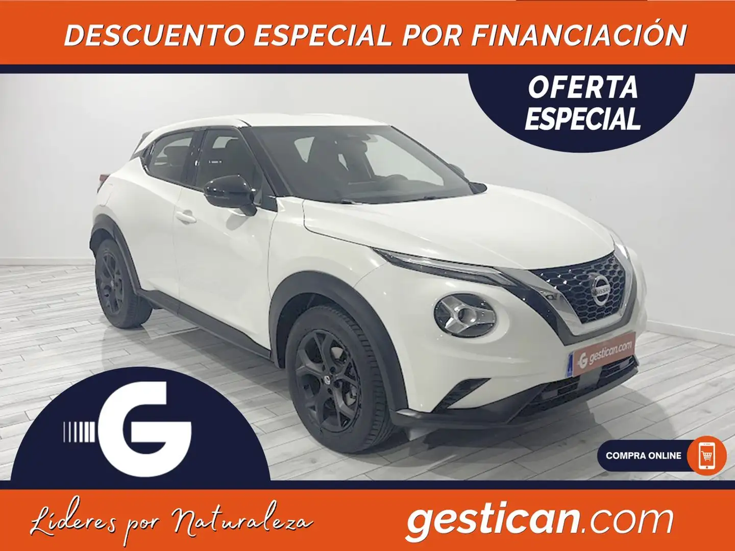 Nissan Juke 1.2 DIG-T Acenta 4x2 115 Blanc - 1