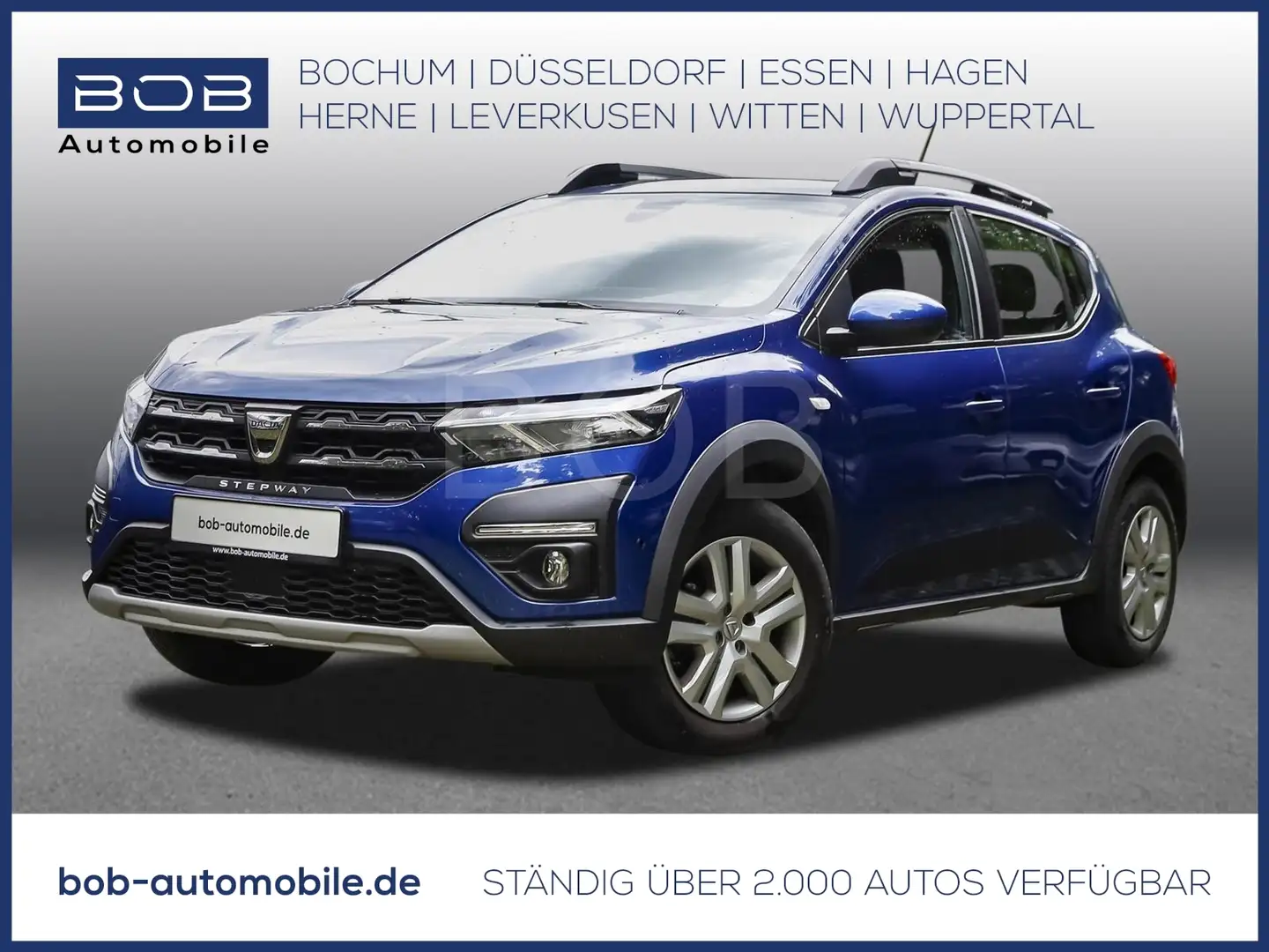Dacia Sandero Stepway Ultimate TCe 110 (MY2021) SD SHZ Blauw - 1