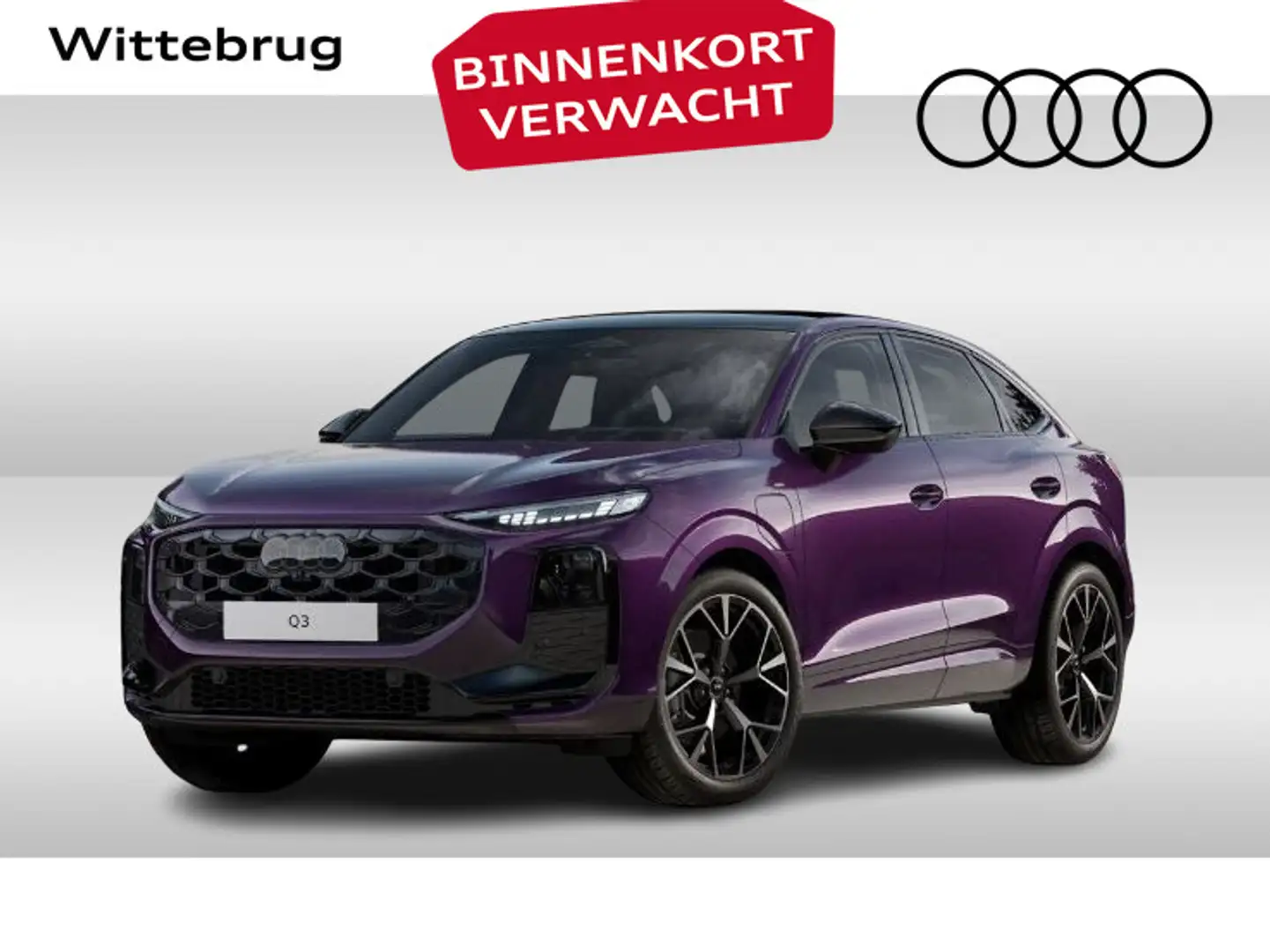 Audi Q3 Sportback e-hybrid 272pk S tronic S edition Violett - 1