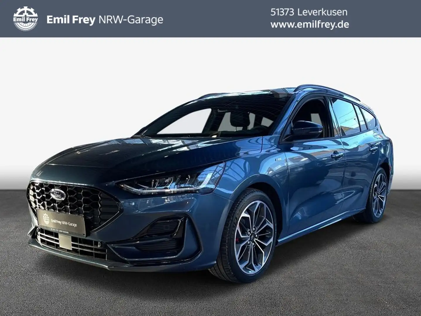 Ford Focus Turn. 1.0 MHEV Autom. ST-LINE X Blau - 1