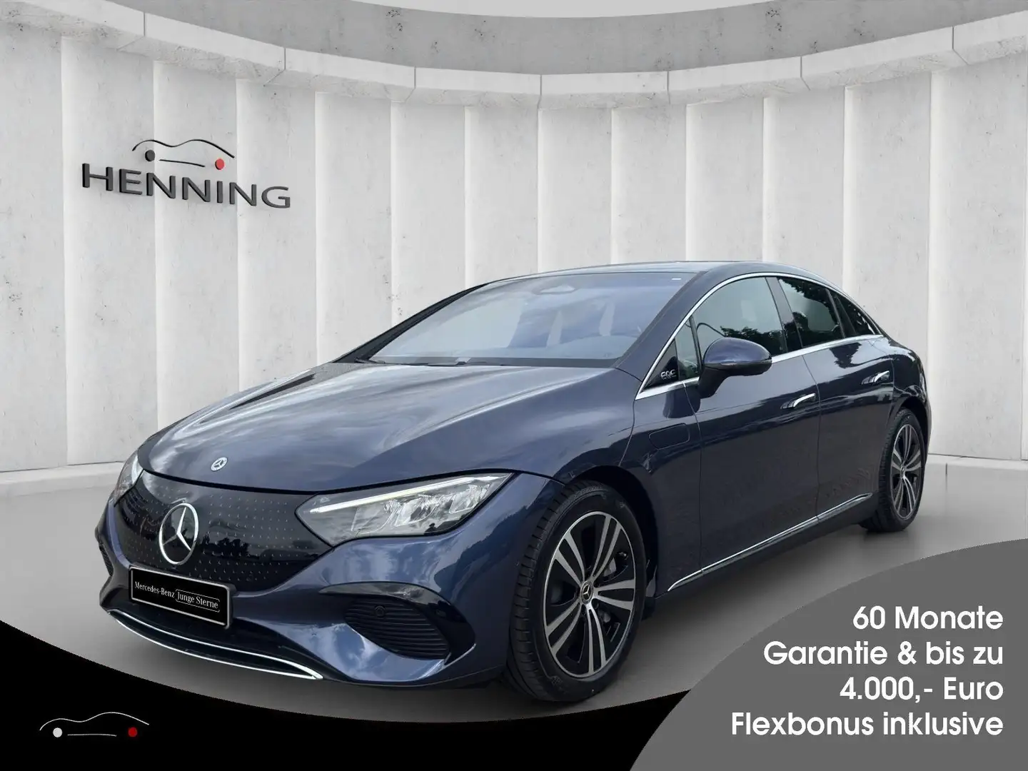 Mercedes-Benz EQE 300 Advanced+ Hyperscreen Burm-3D AHK Kamera Blau - 1