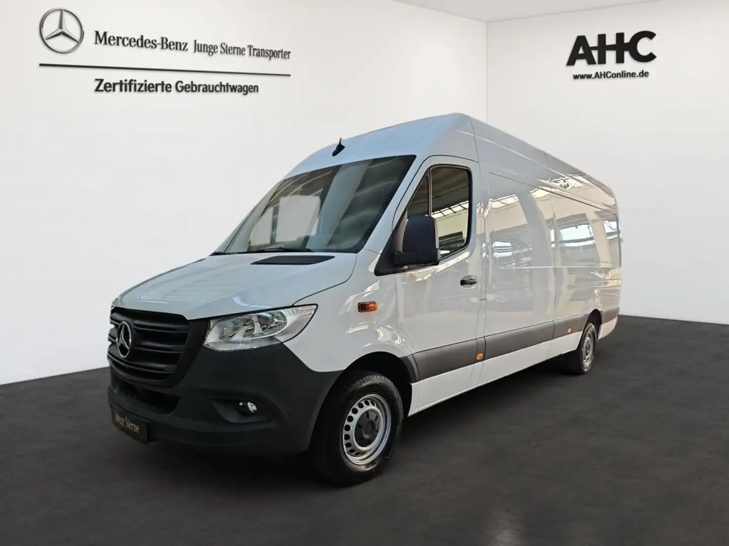 Mercedes-Benz Sprinter 317 Kasten L3H2 Schwingsitz 360°SHZ Nav Blanc - 1