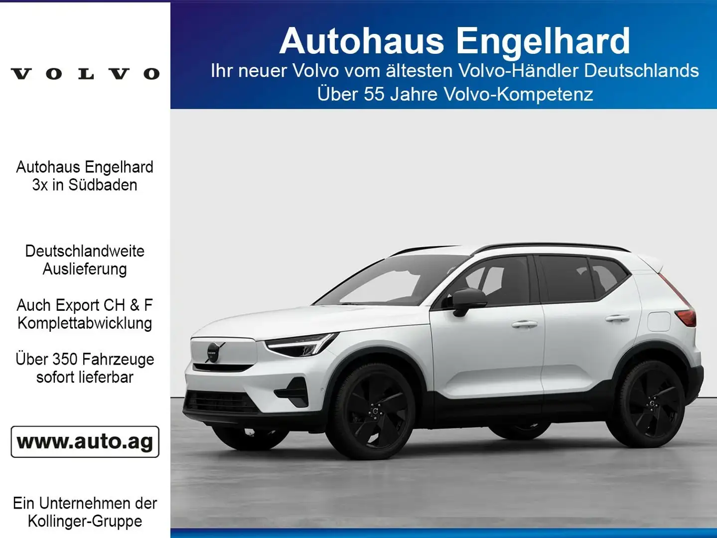 Volvo EX40 PLUS SINGLE EXT. RANGE BLACK ED. MY26 Weiß - 1