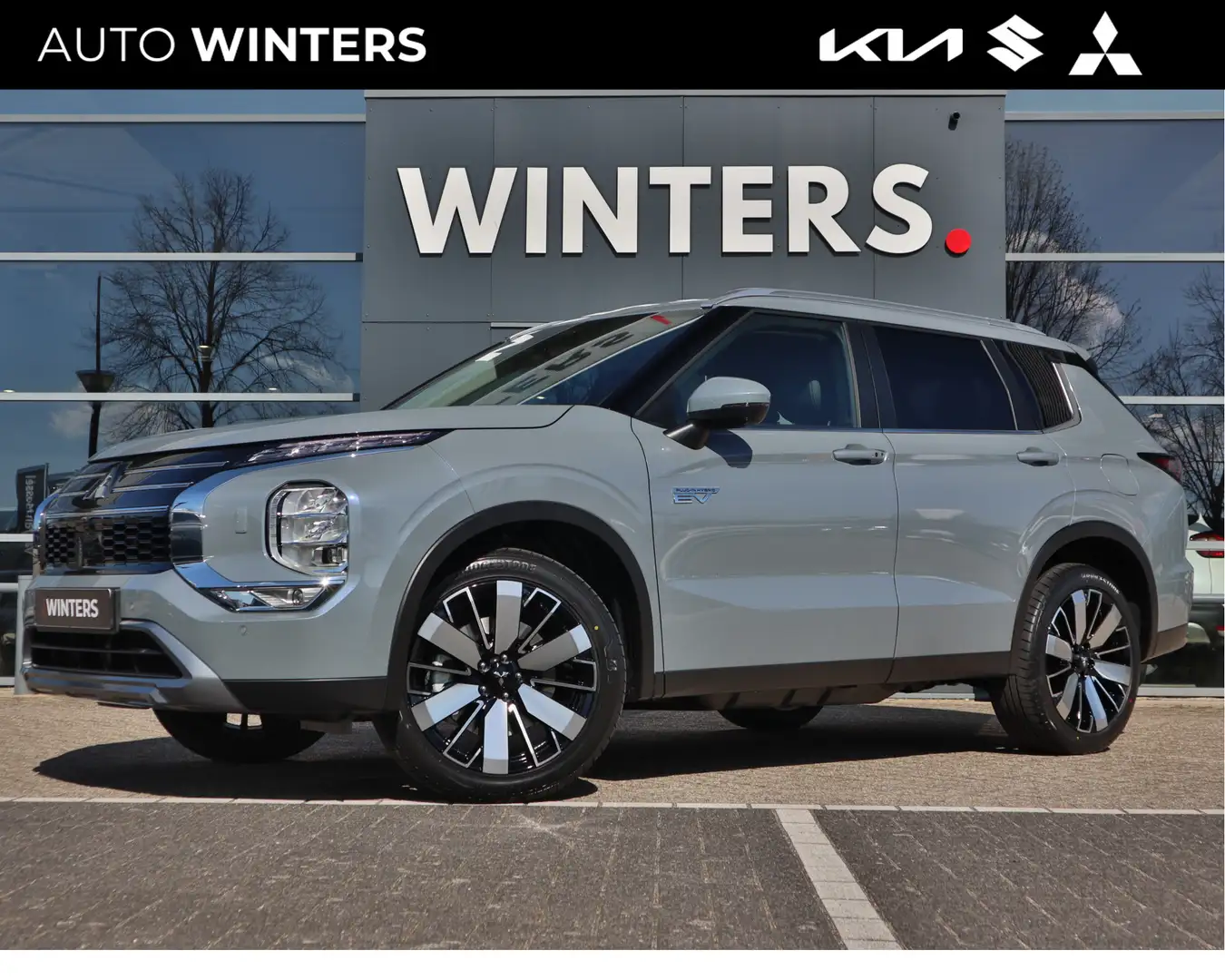 Mitsubishi Outlander 2.4 Plug-in PHEV First Edition NIEUW MODEL 2025 me Gris - 1