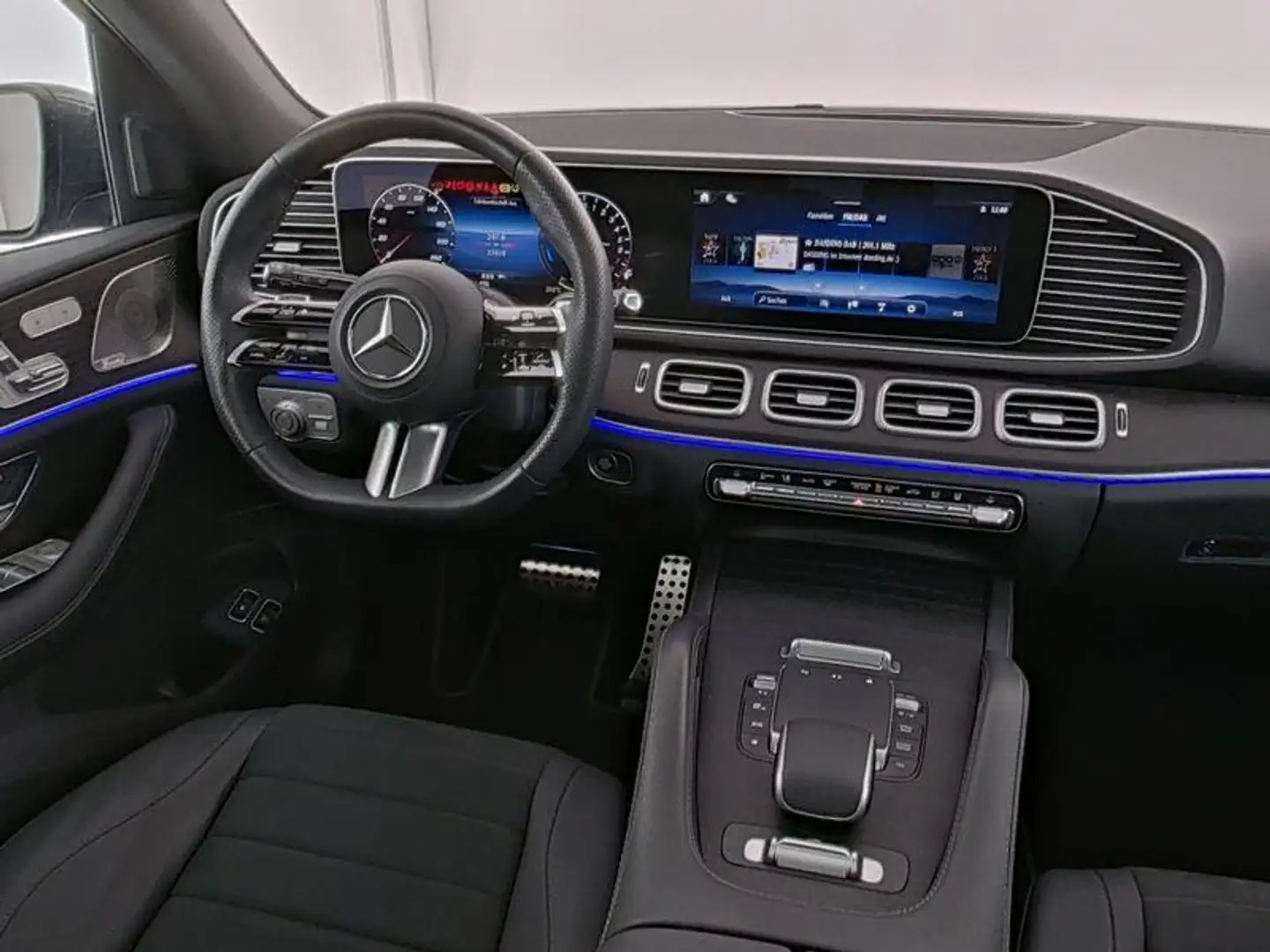 Mercedes-Benz GLE 400 e 4MATIC AMG Line Luchtvering, Panoramadak, wegkla Blauw - 2