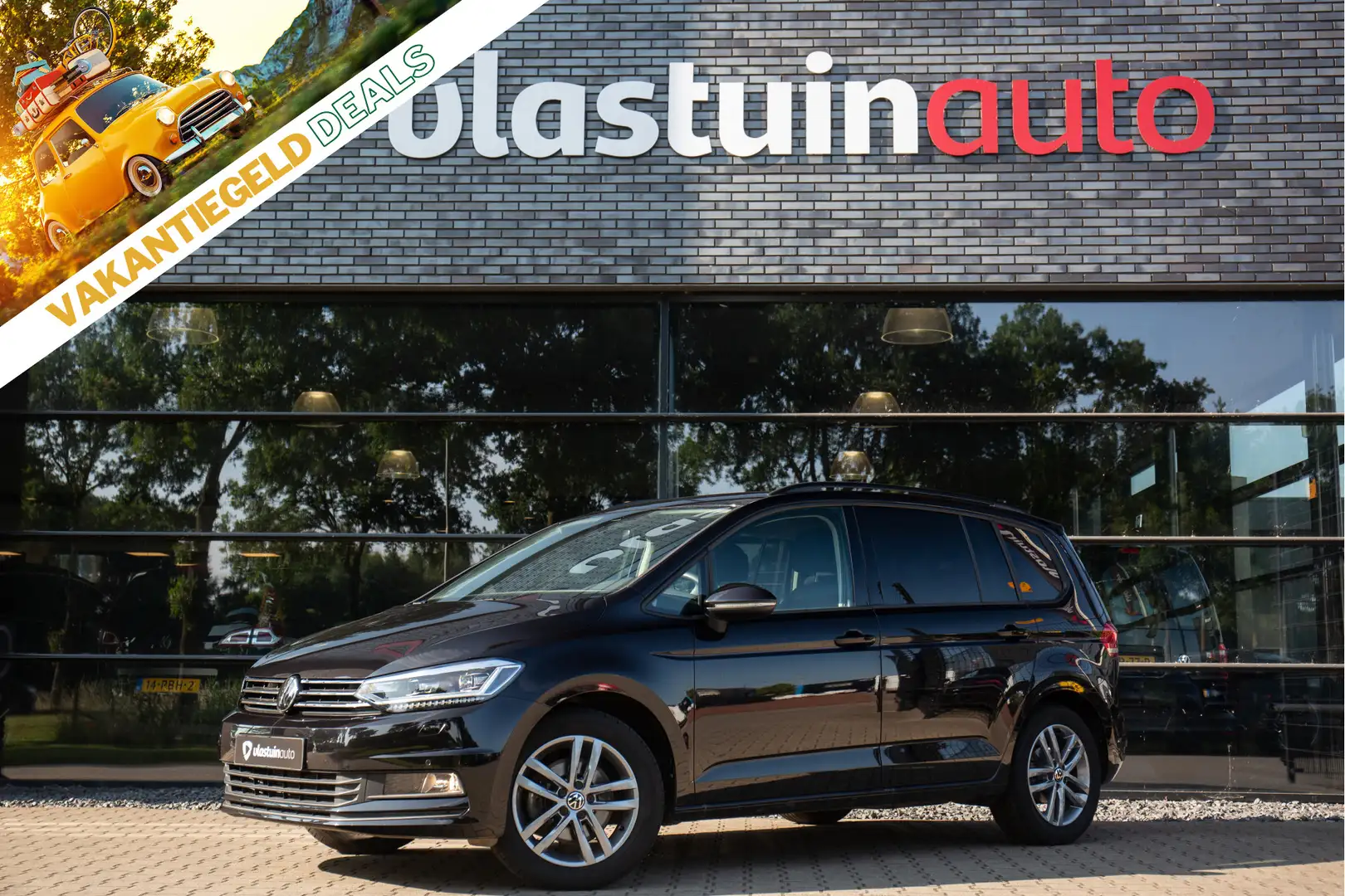 Volkswagen Touran 1.5 TSI Comfortline Business 7p , Adap. cruise, Vi Zwart - 1