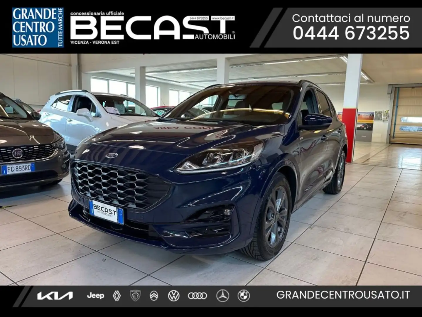 Ford Kuga 2.0 EcoBlue 120 CV aut. 2WD ST-Line UNI PROPRIETAR Blu/Azzurro - 1