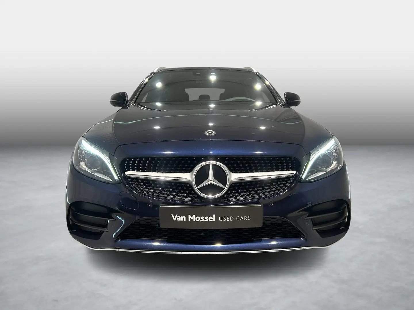 Mercedes-Benz C 300 de Break AMG LINE + LEDER + BURMESTER + PANO DAK + Kék - 2