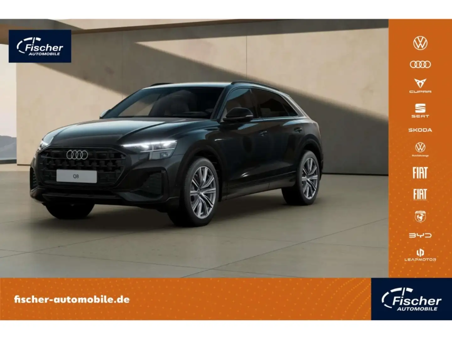 Audi Q8 45 TDI quattro Schwarz - 1