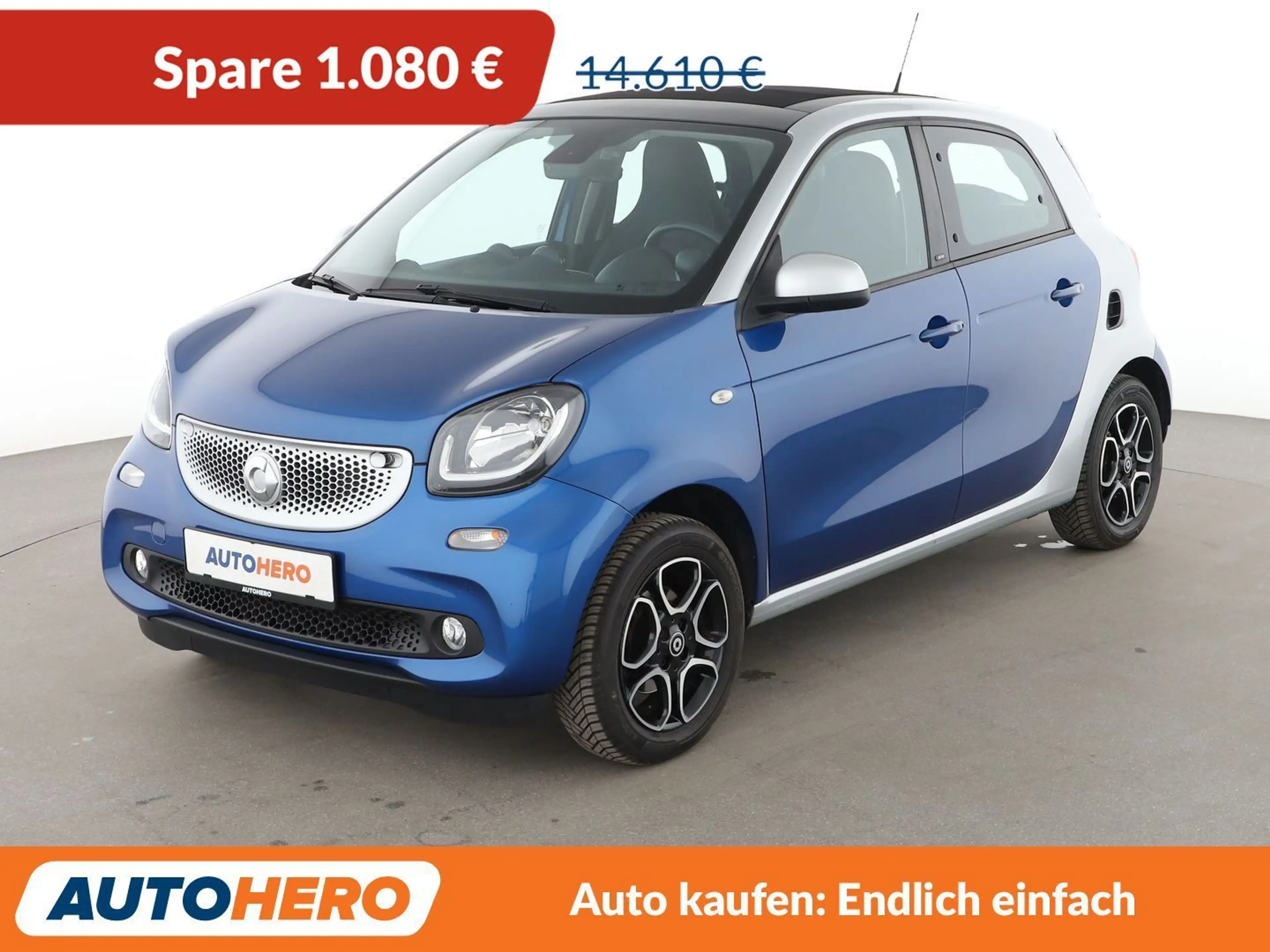 smart forFour 0.9 Turbo Prime Aut.*NAVI*SPUR*CAM*PDC*SHZ*