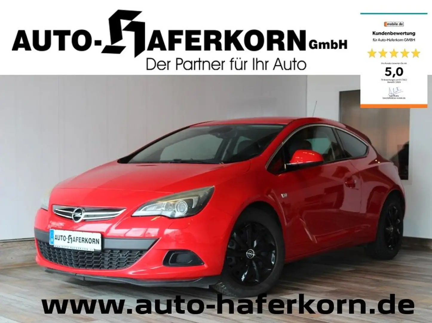 Opel Astra J GTC Innovation*KAMERA*DAB*TEILLEDER* Rouge - 1