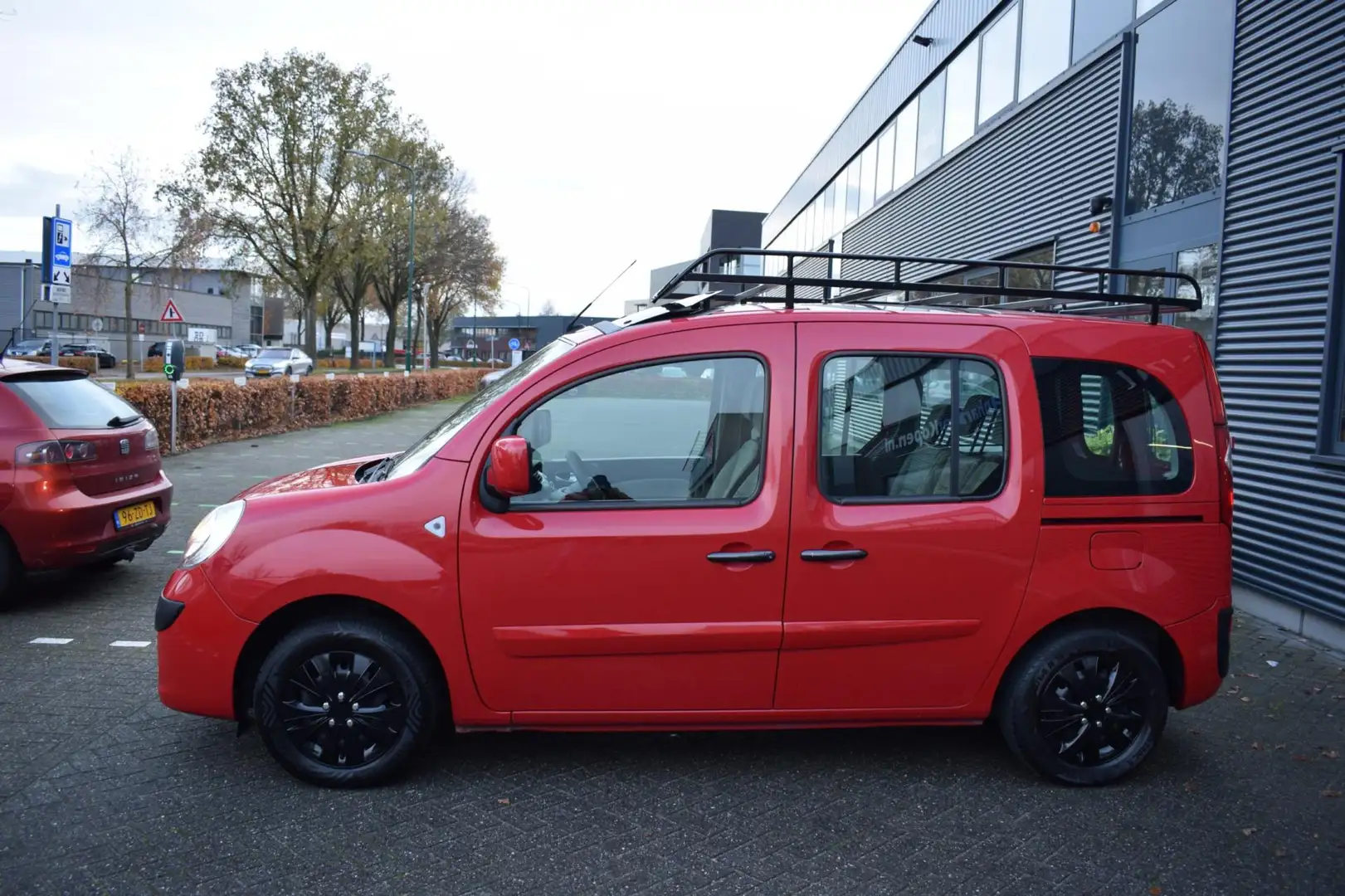 Renault Kangoo Family 1.6-16V Privilège Uniek open pano dak Rood - 2