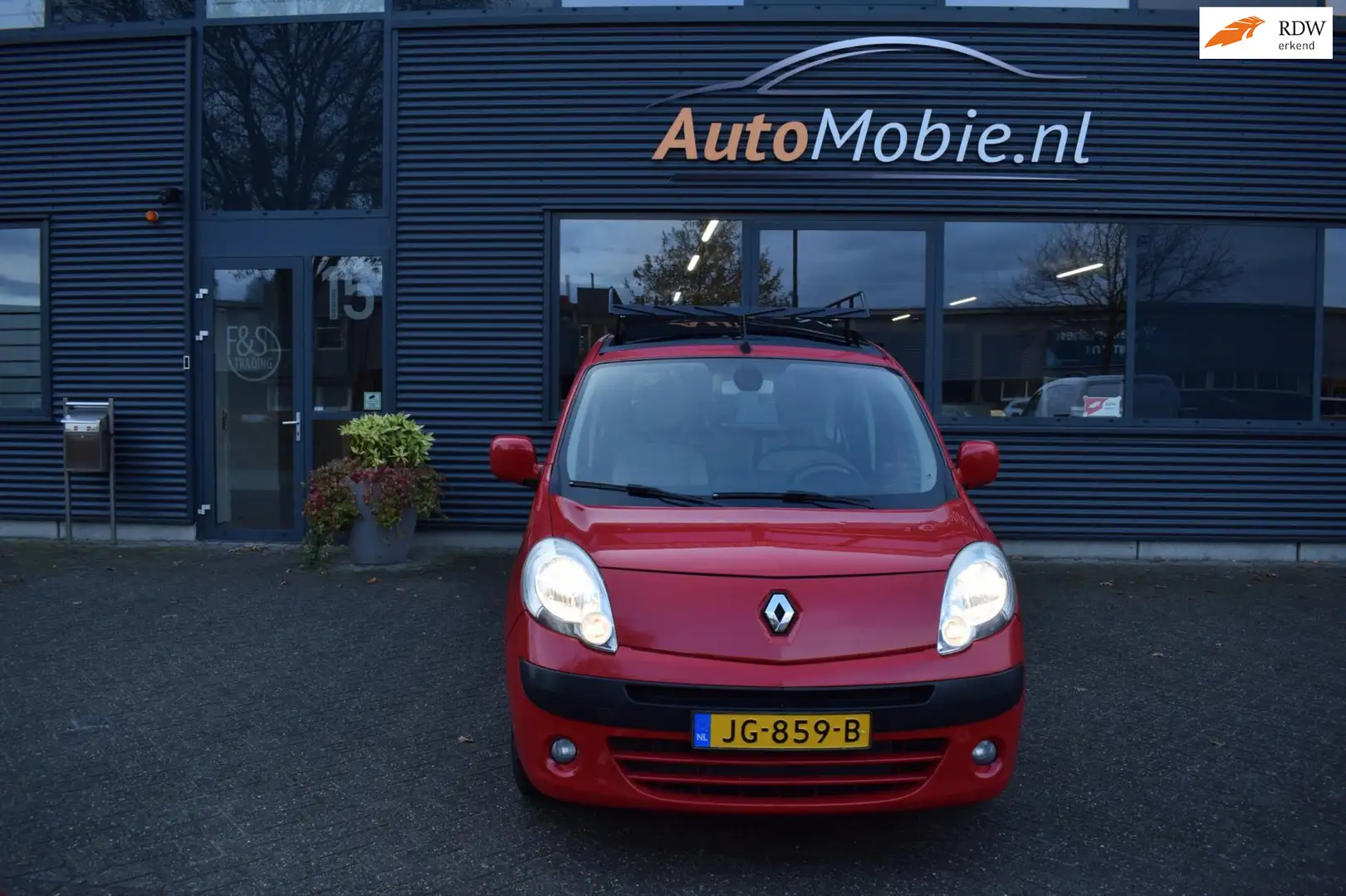 Renault Kangoo Family 1.6-16V Privilège Uniek open pano dak Rood - 1