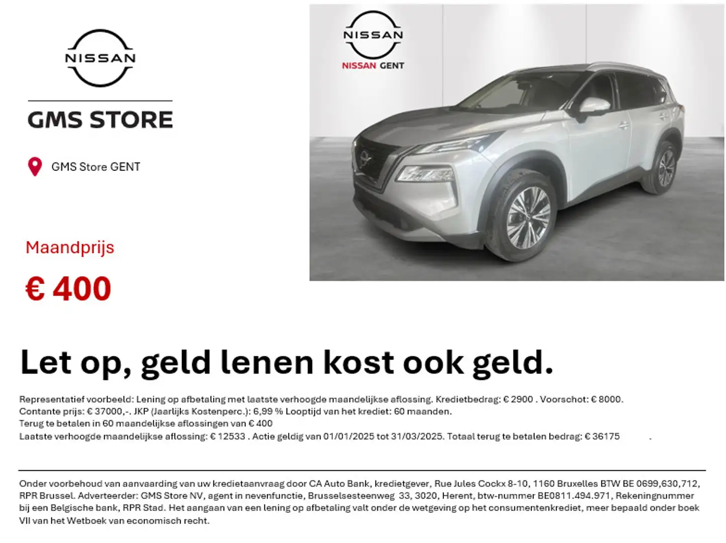 Nissan X-Trail N-CONNECTA 7PL MHEV // GMS STORE NISSAN GENT Zilver - 1