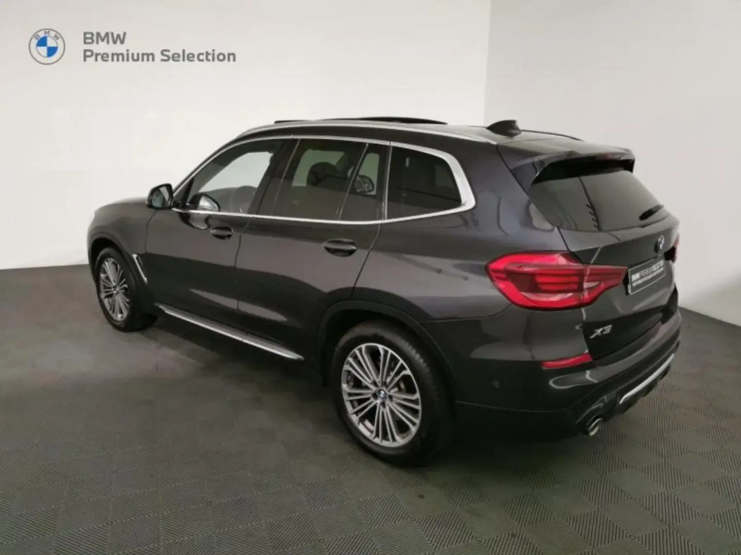 BMW X3 xDrive20dA 190ch  Luxury Gris - 2