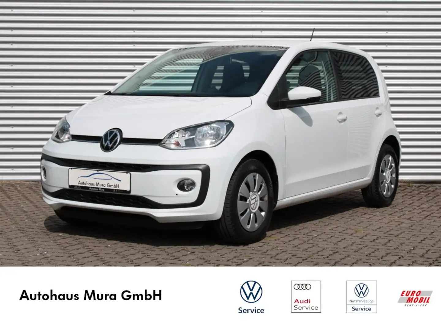 Volkswagen up! UNITED 1.0 SHZ, Klimaauto. Multilenkrad,PDC Weiß - 1