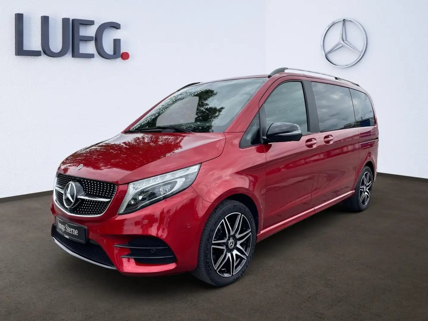 Mercedes-Benz V 300 d AVANTGARDE EDITION Kompakt Burmester 360 Rot - 2