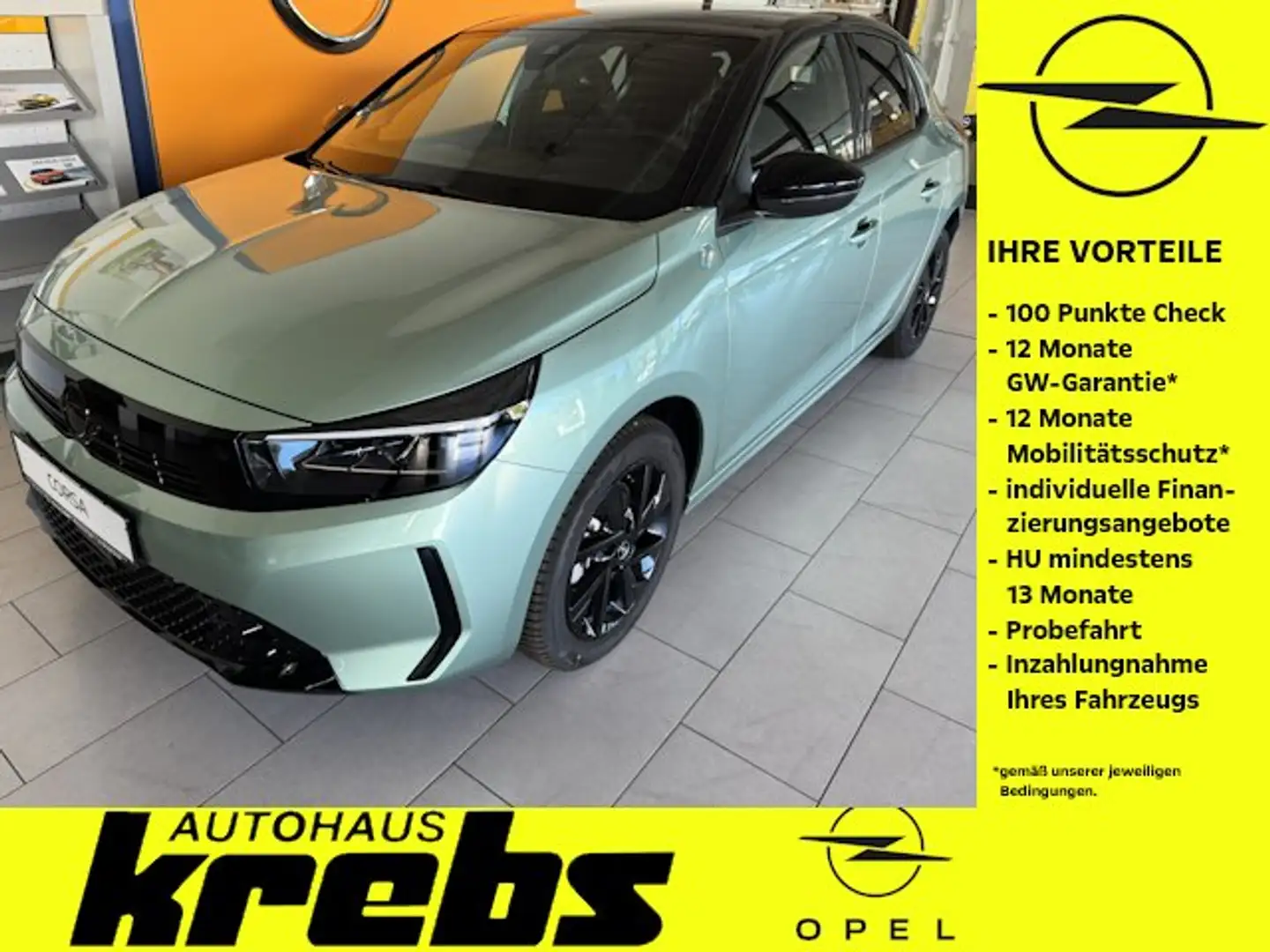 Opel Corsa Corsa 1.2 Turbo Hybrid 48 V YES - Sitzheizung - AT Grün - 1
