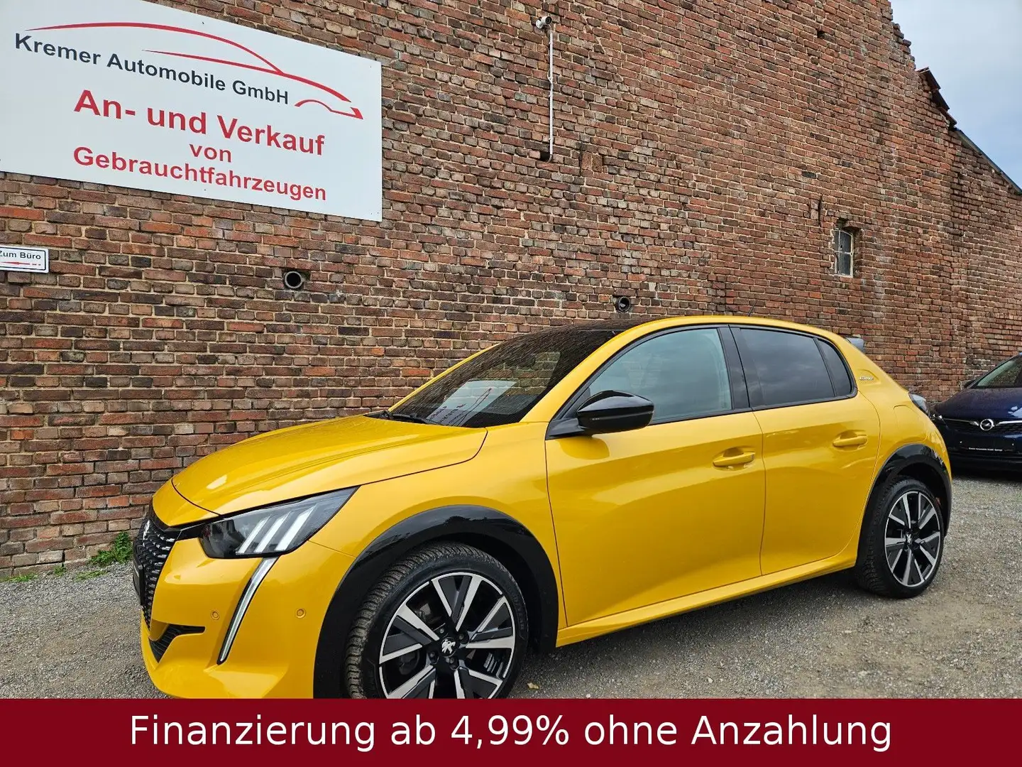 Peugeot 208 1.2 Allure | TüV neu | Zahnriemen neu Gelb - 1