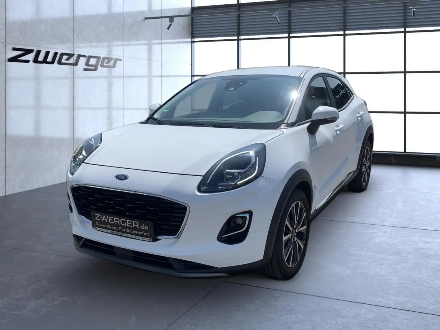 Ford Puma Titanium Tempomat Navi DAB+ PDC Alu 17 Klima Blanc - 1