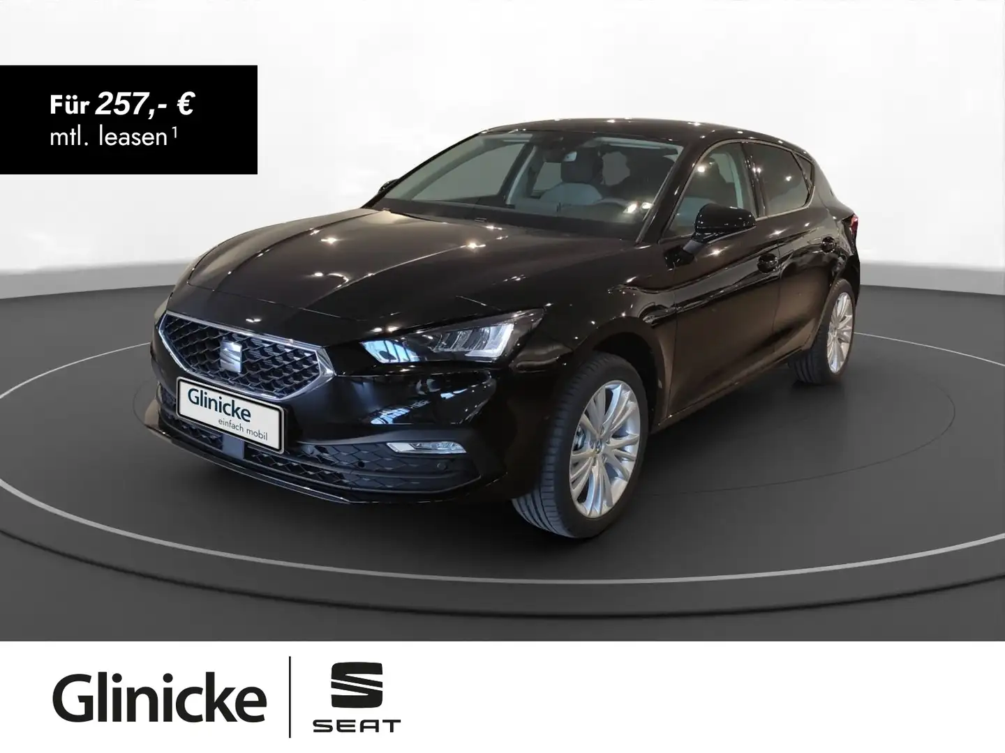 SEAT Leon 1.5 eTSI DSG Style Edition Vision Plus Schwarz - 1